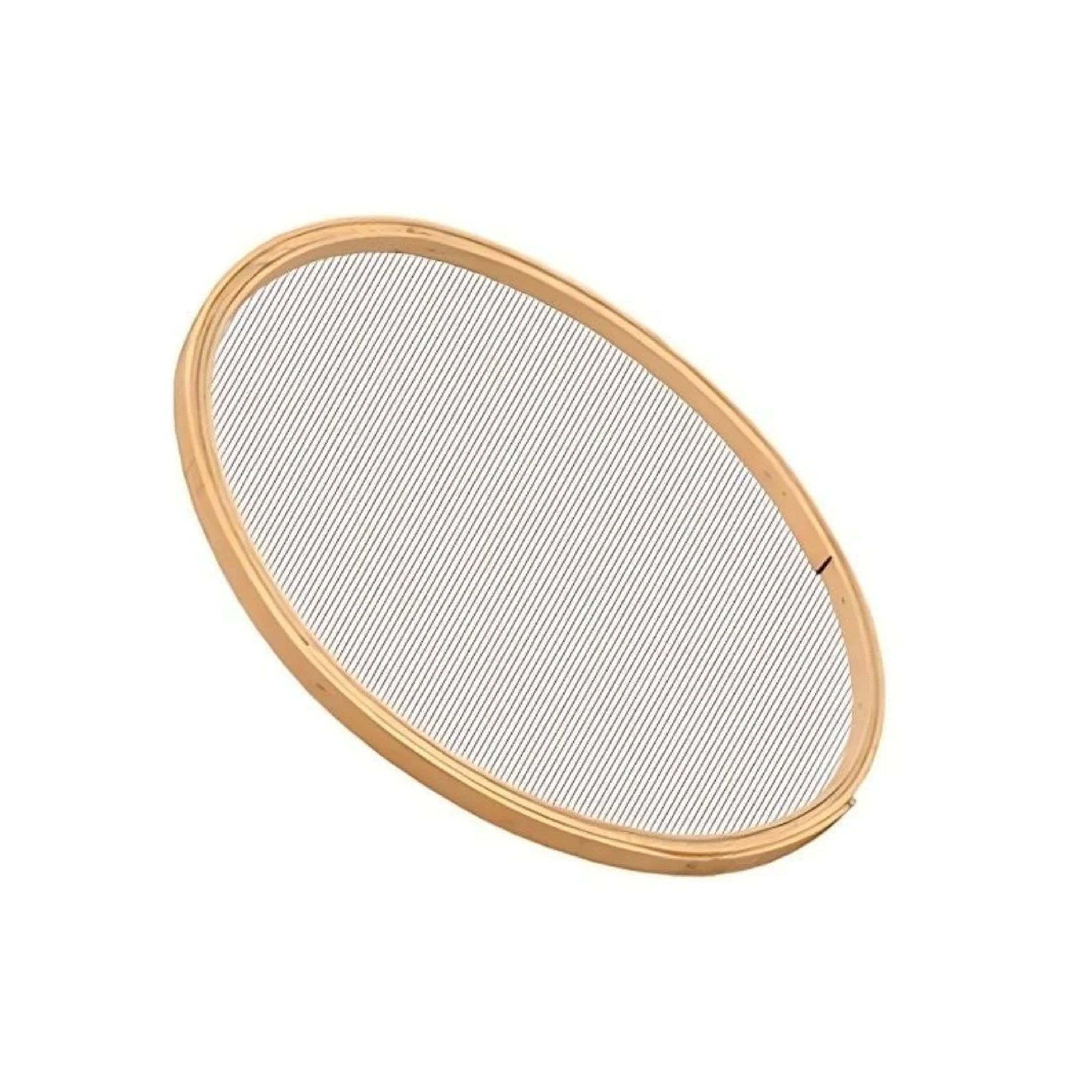 PENEIRA MM ARO MADEIRA ARAME CAFE 70CM