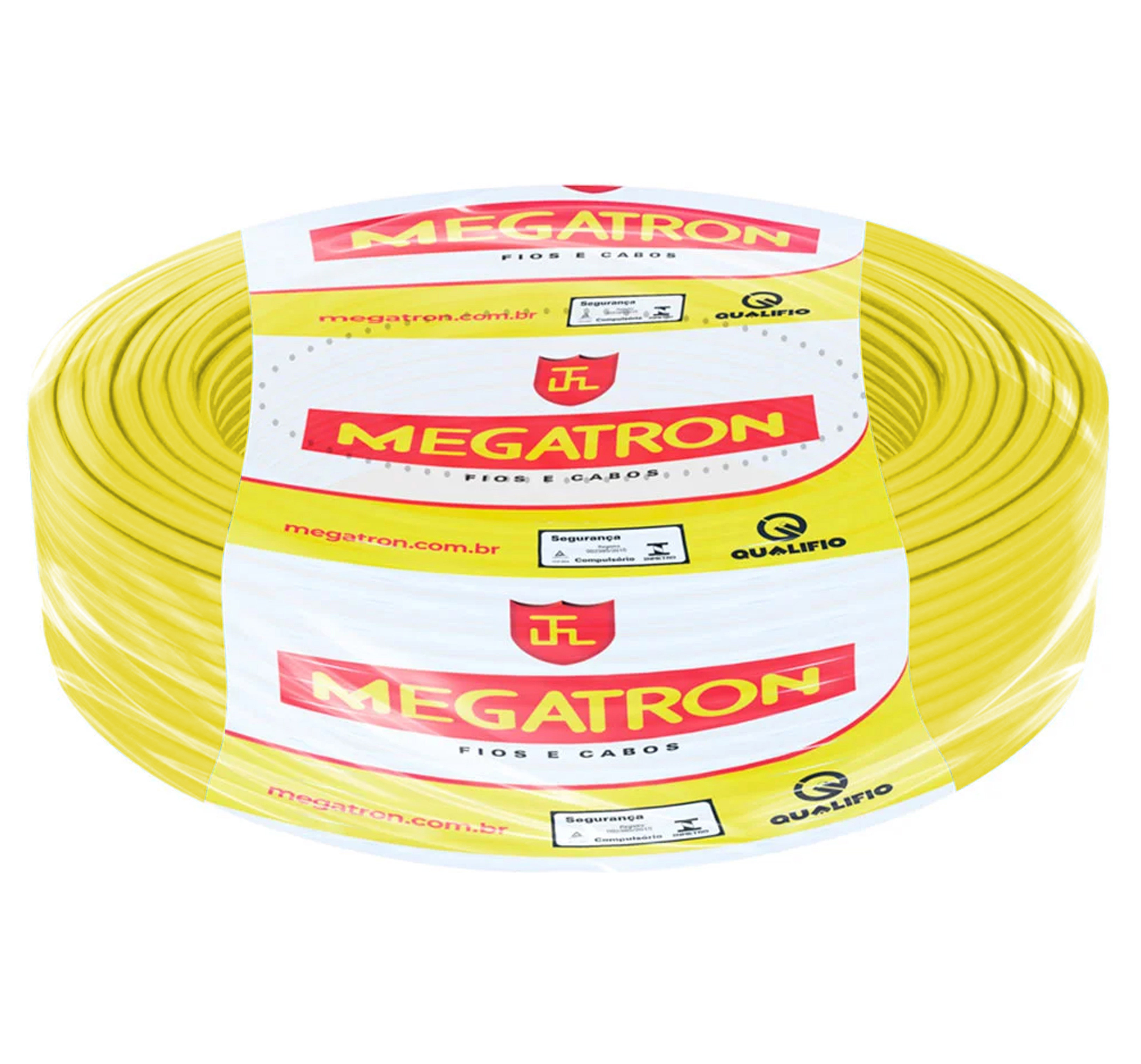 FIO CABINHO FLEXIVEL MEGATRON 100M  4.00M AMARELO