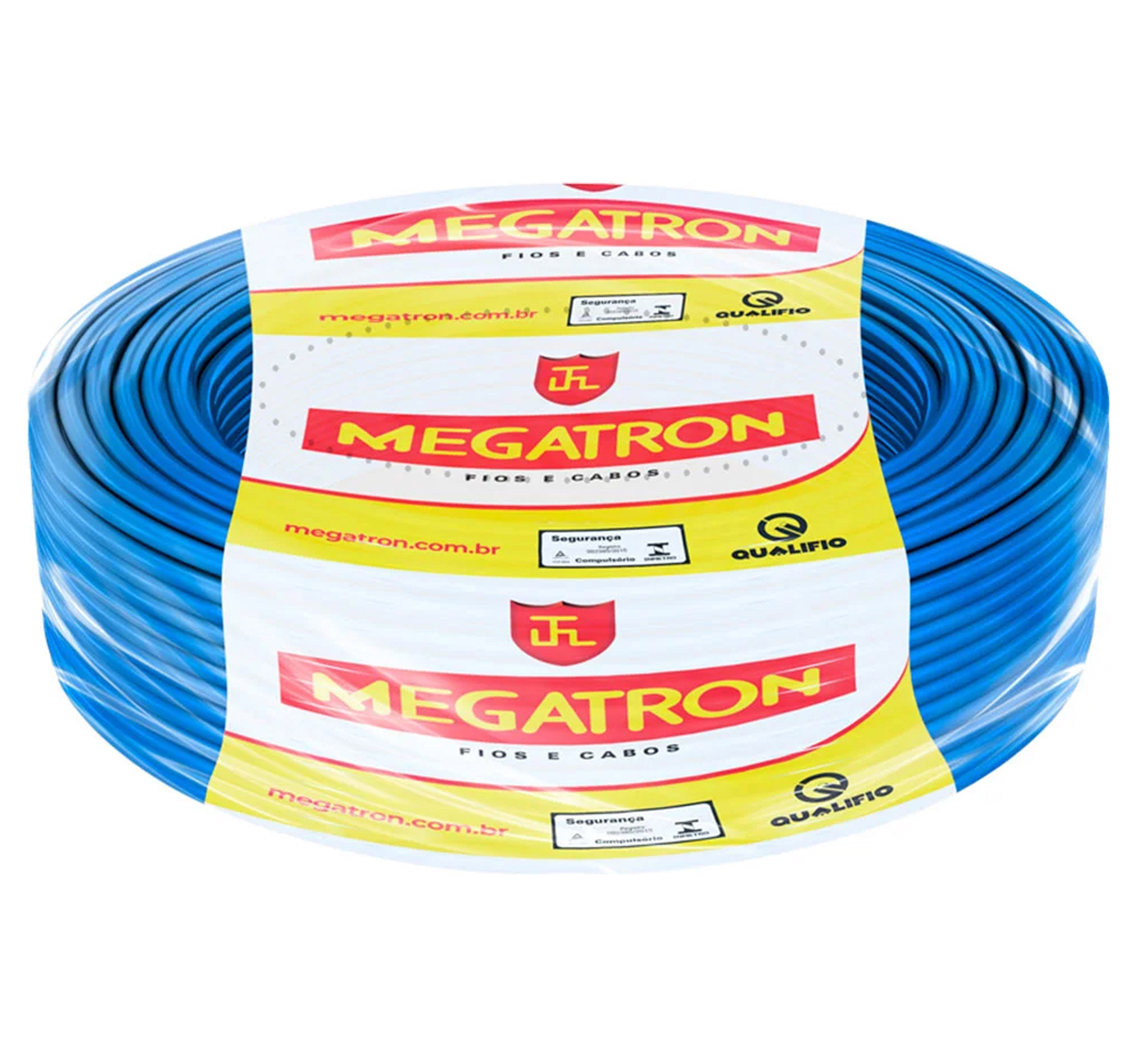 FIO CABINHO FLEXIVEL MEGATRON 100M 25.00M AZUL