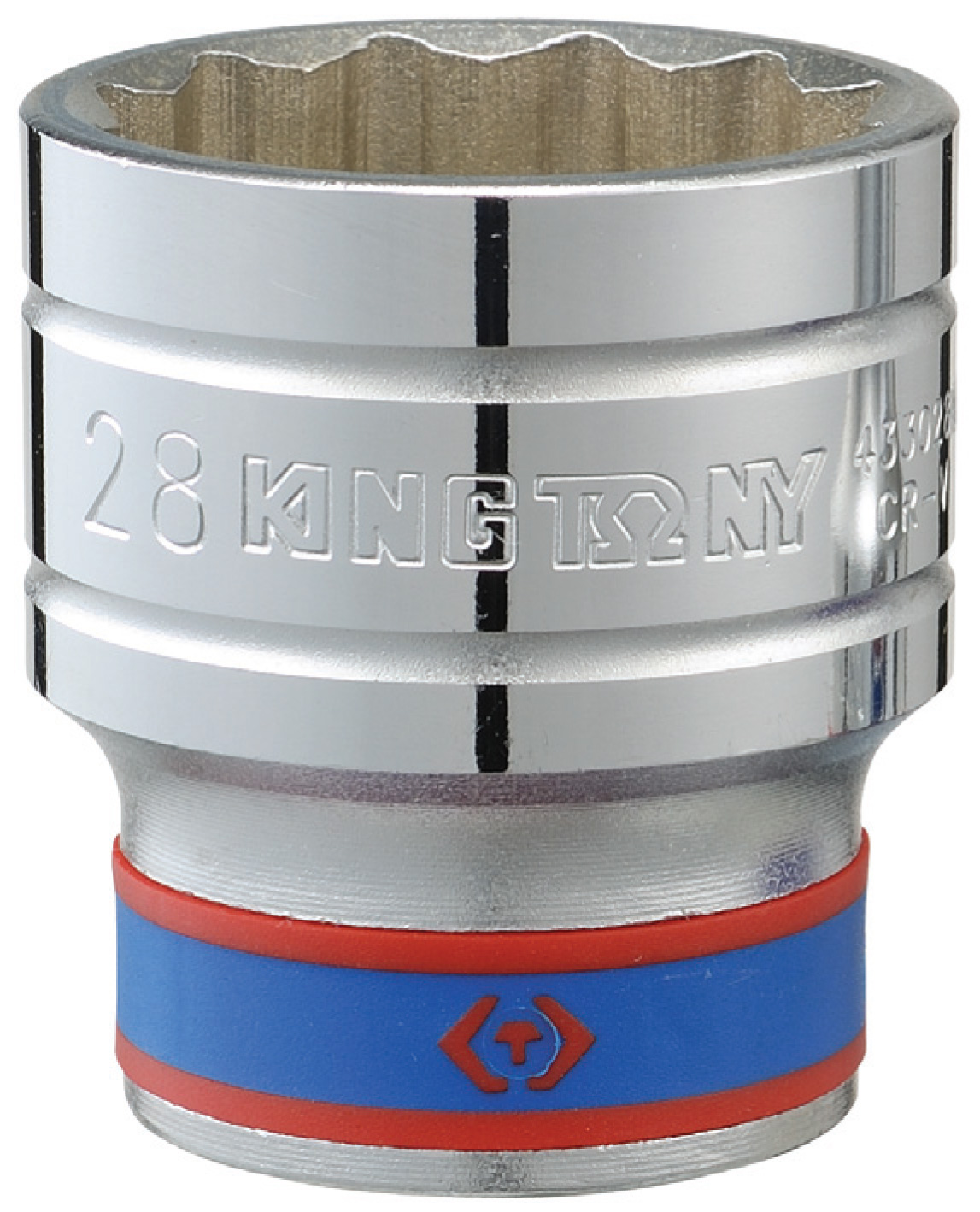 SOQUETE ESTRIADO KING TONY CURTO 1/2” 16mm