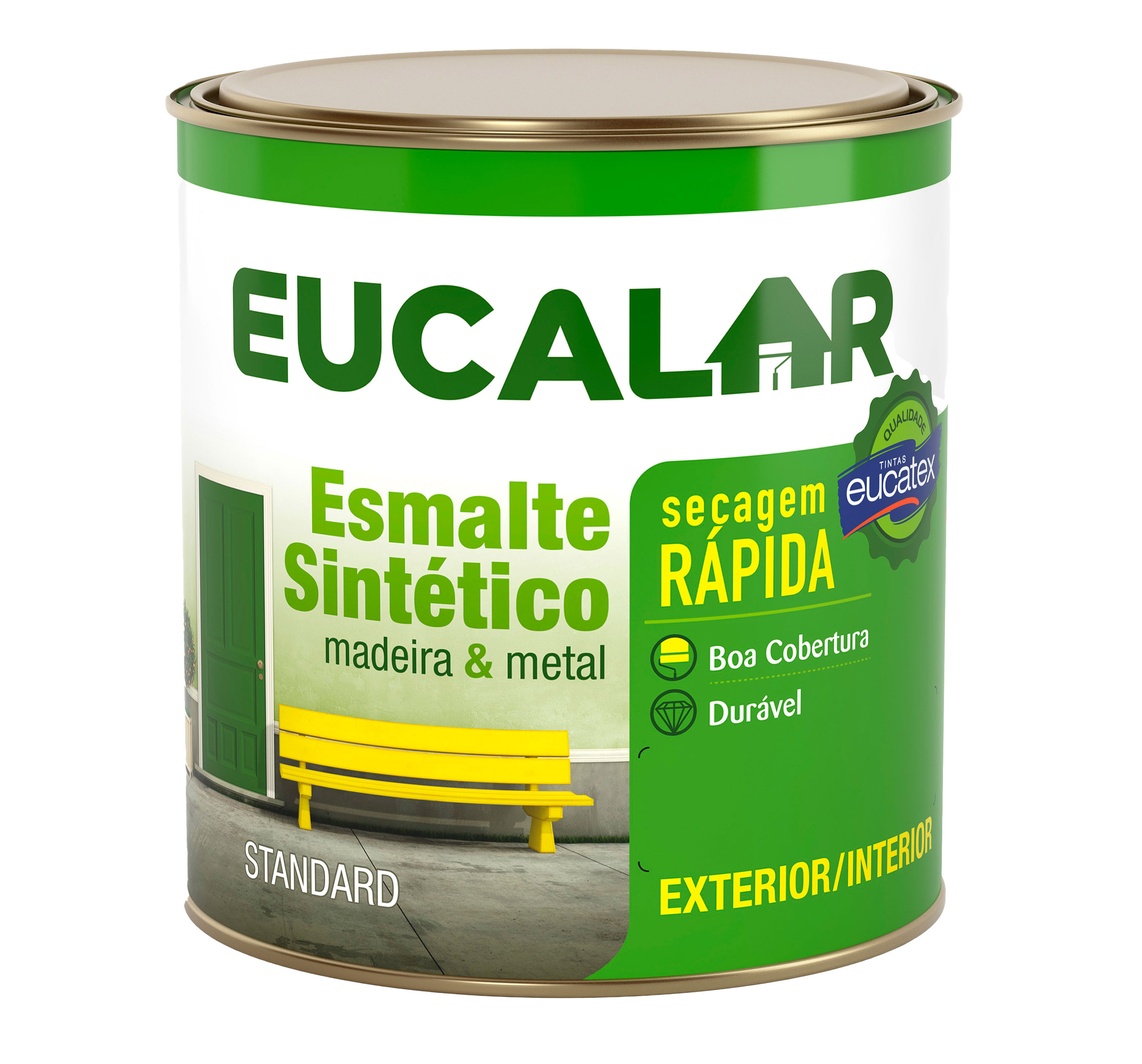 TINTA ESMALT.EUCALAR BRANCO GELO  1/4
