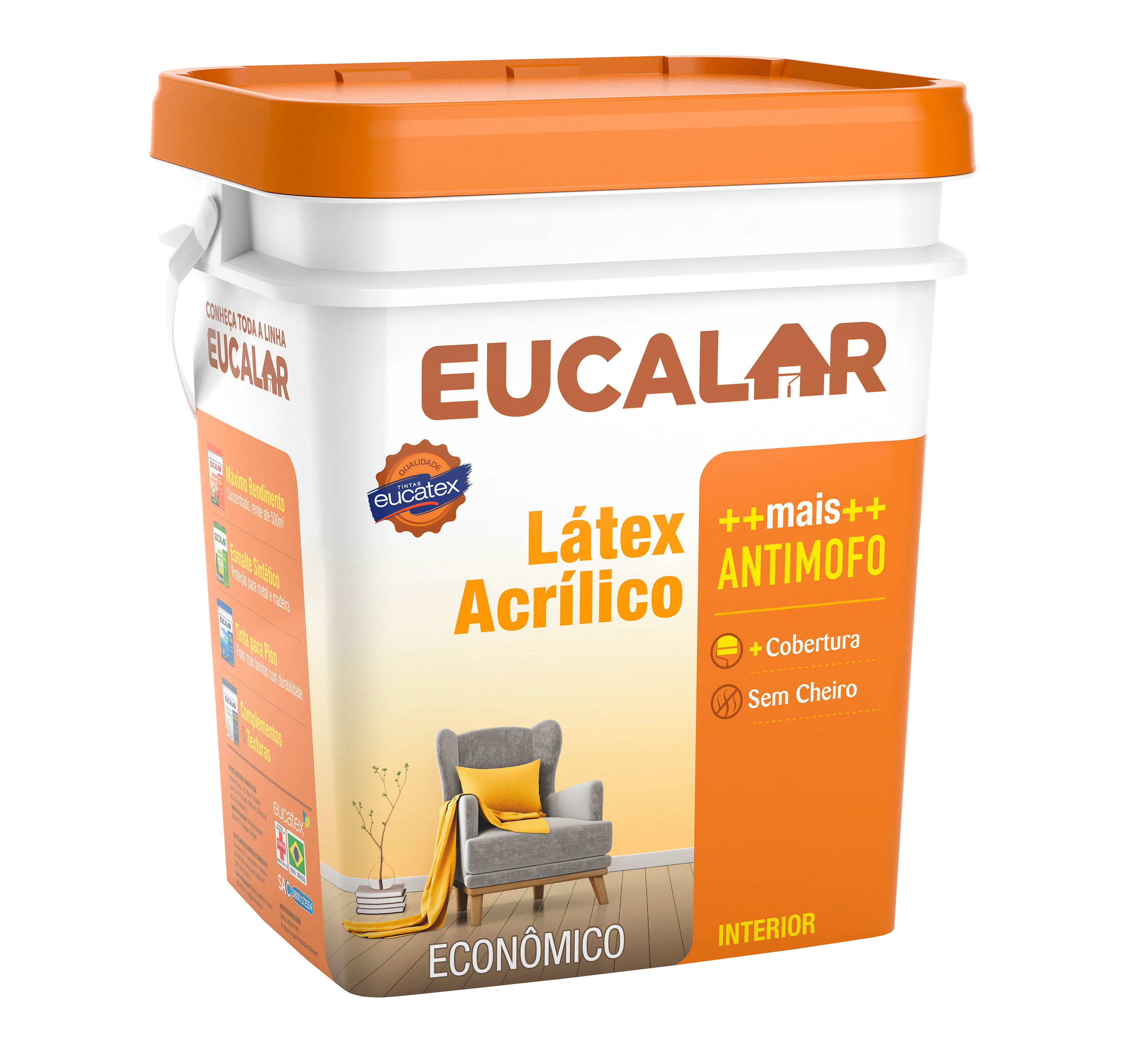 TINTA LATEX EUCALAR AZUL CEU 18L