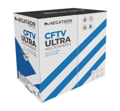CABO REDE ULTRA CFTV 4P 24AWG AZUL 300MT