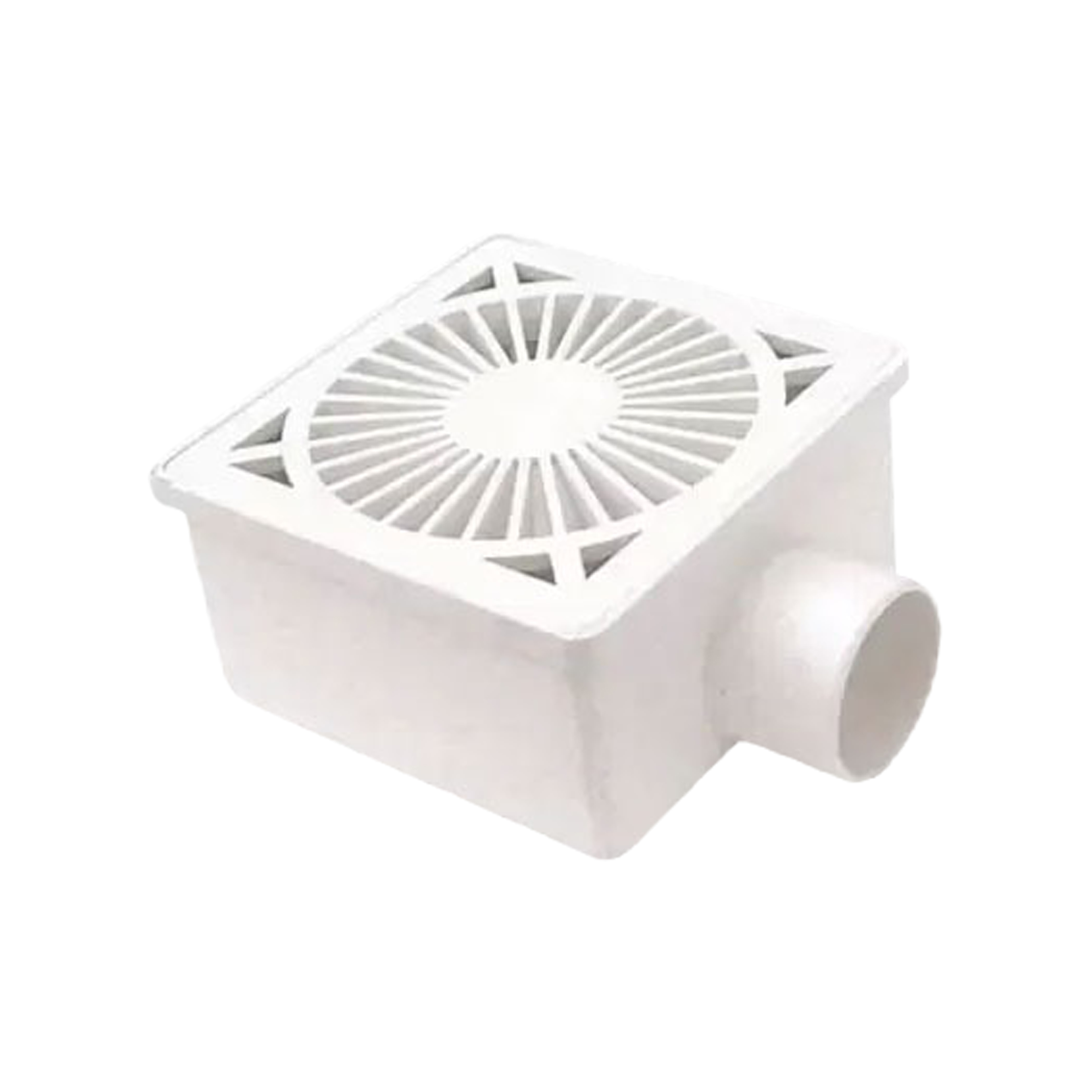 RALO SIFONADO GRAP QUADRADO BRANCO 10CM 1337