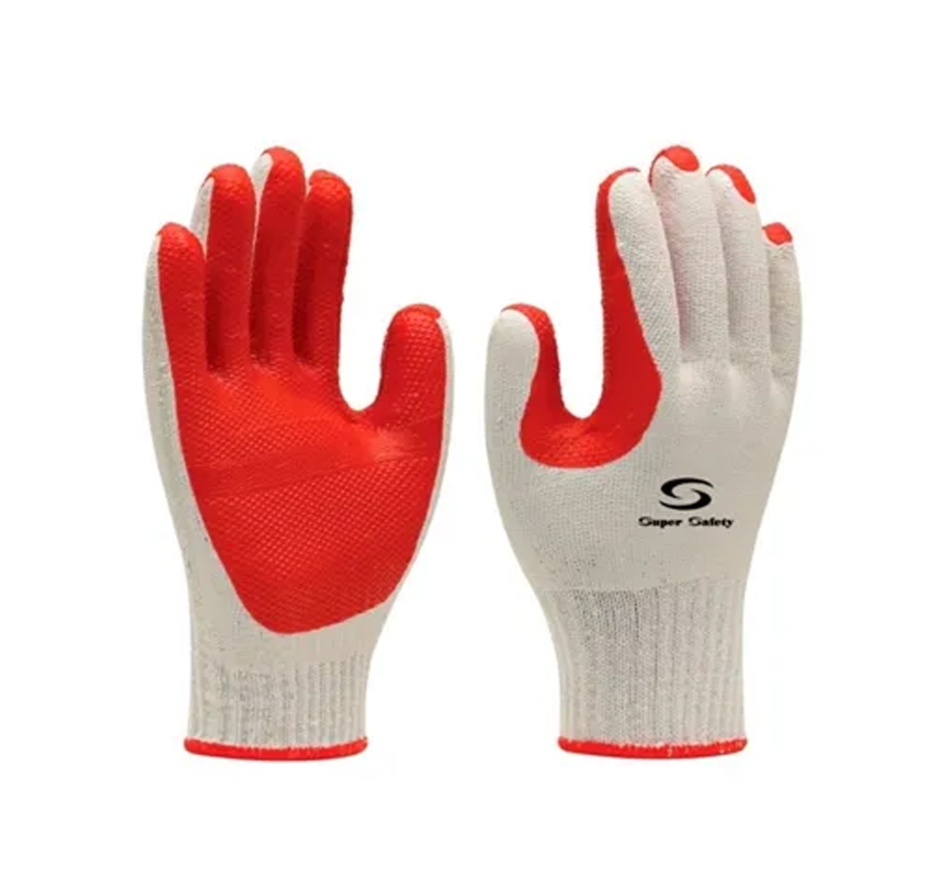 LUVA MAO RUBBER RED SUPER SAFETY T09 G