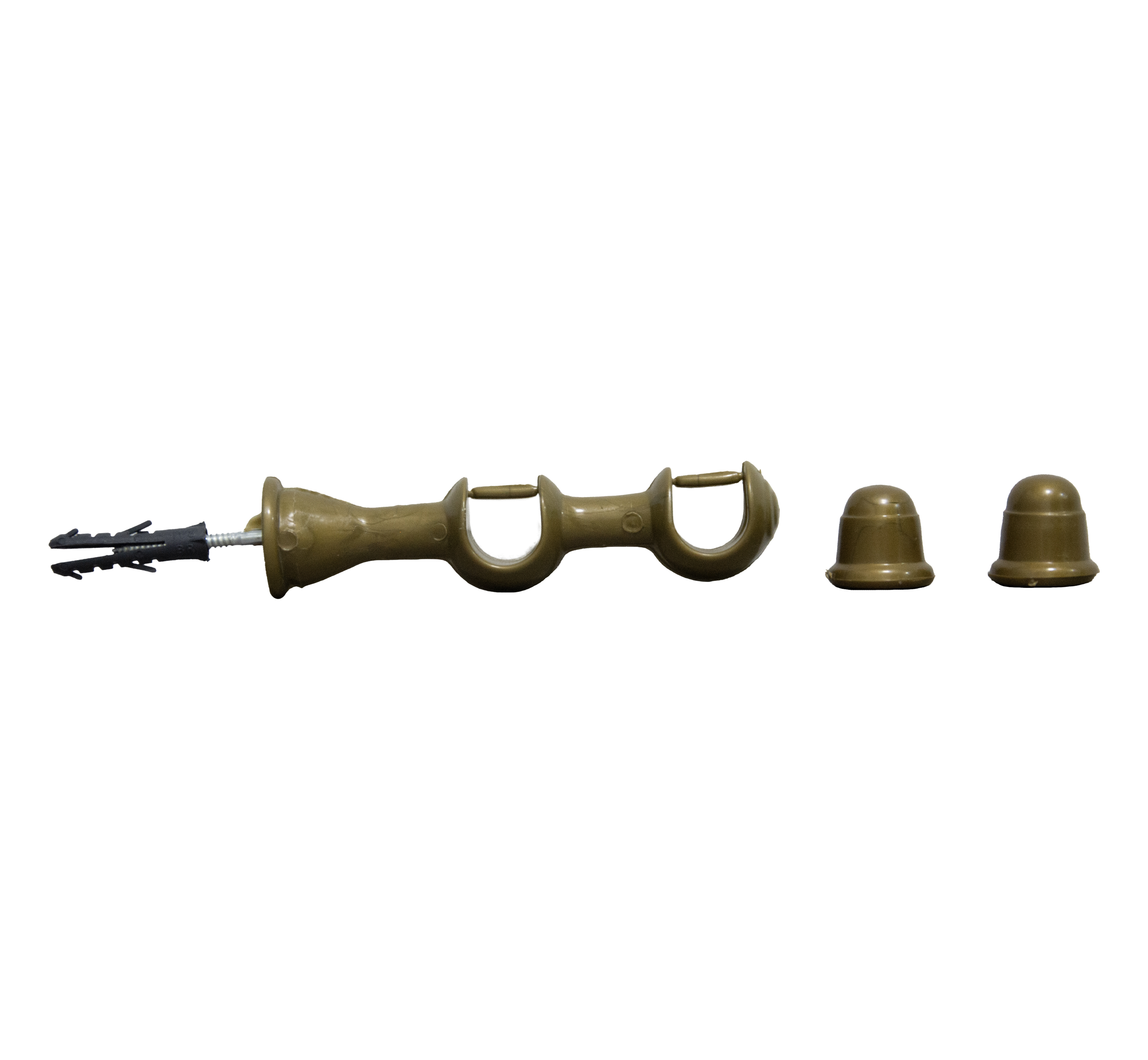 SUPORTE VARAO CORT.CADIZ FINO DUPLO OURO VELHO
