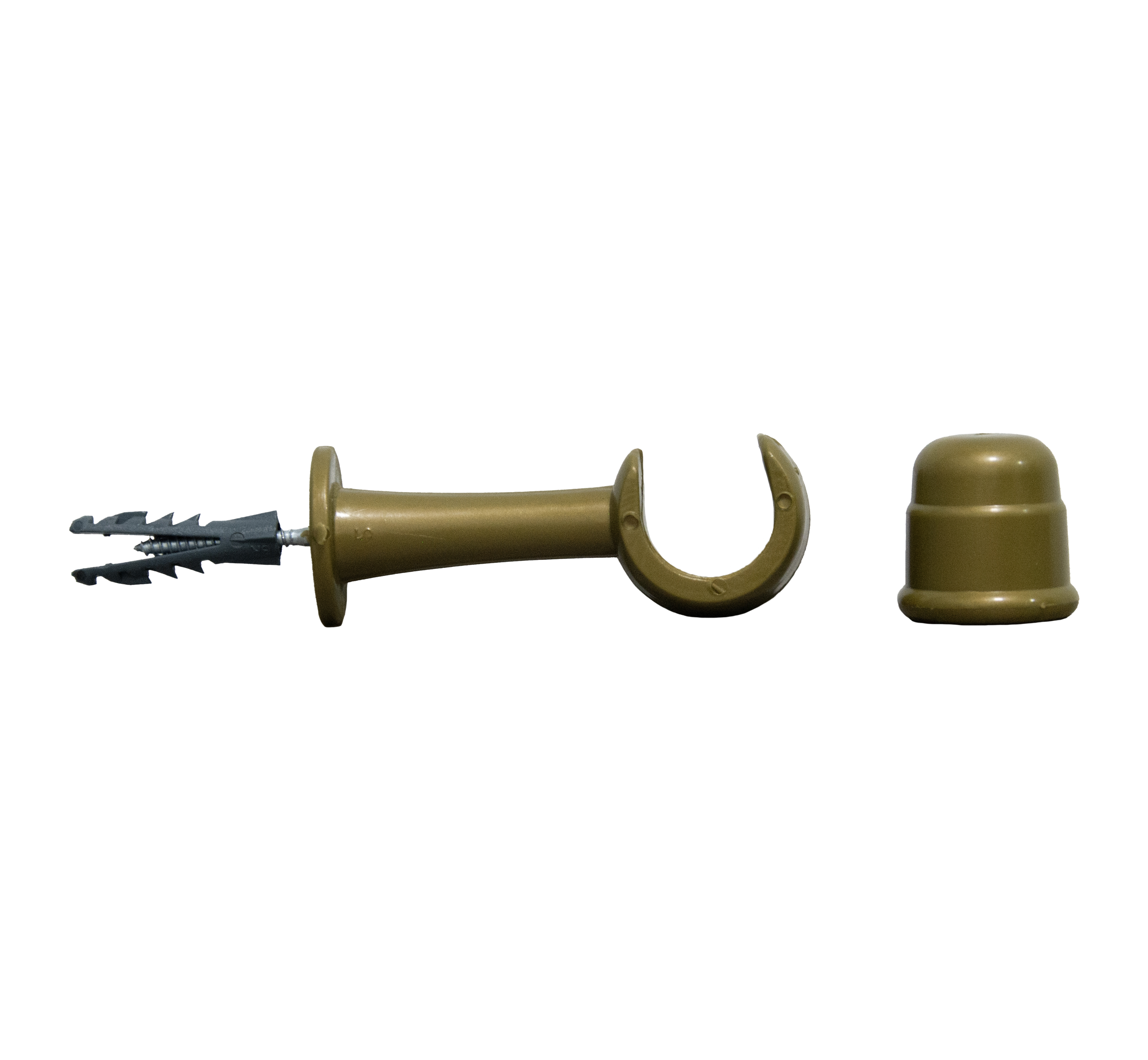 SUPORTE VARAO CORT.CADIZ FINO SIMPLES OURO VELHO