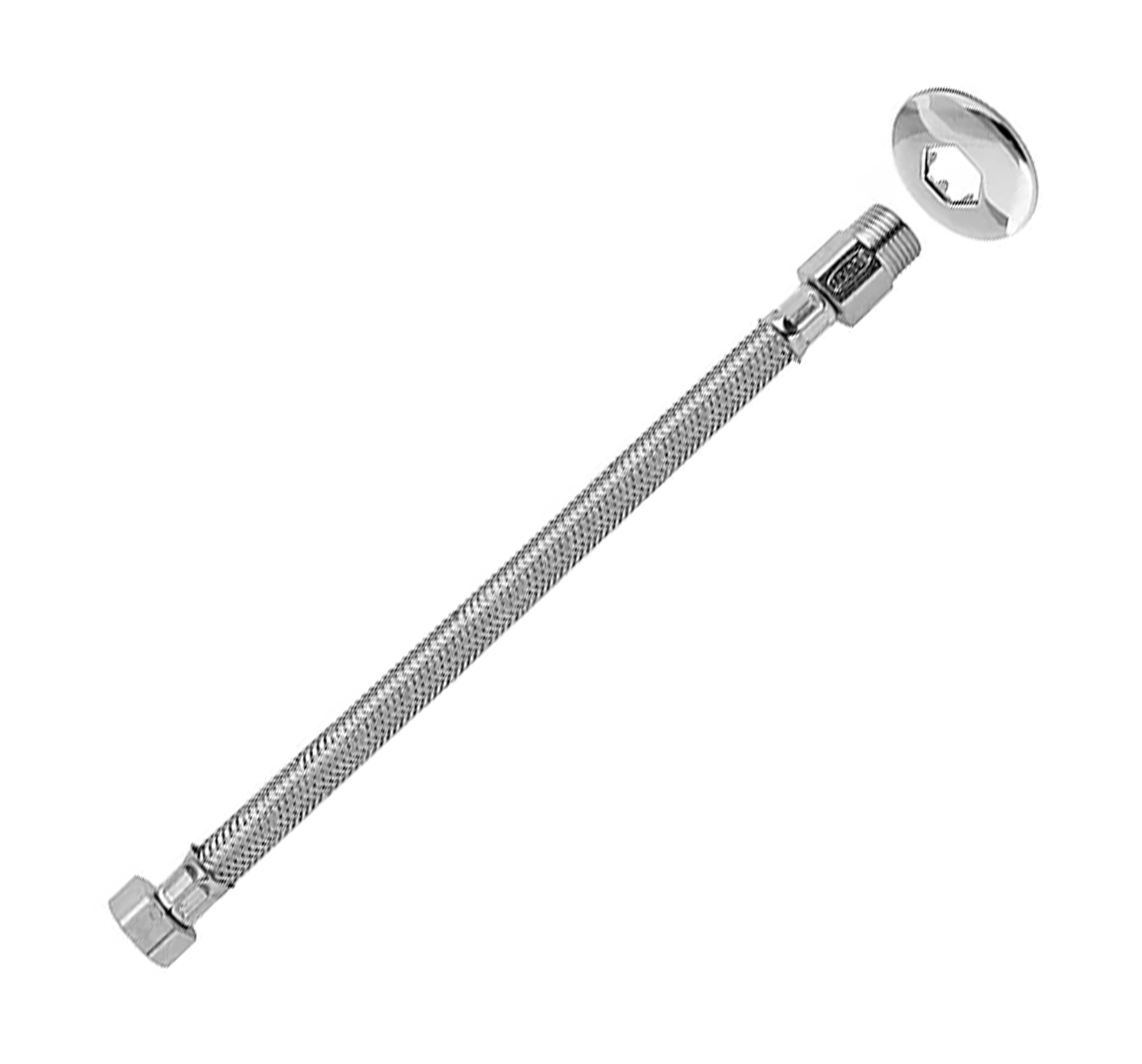 ENGATE FLEX.MALHA INOX BLUKIT 40CM