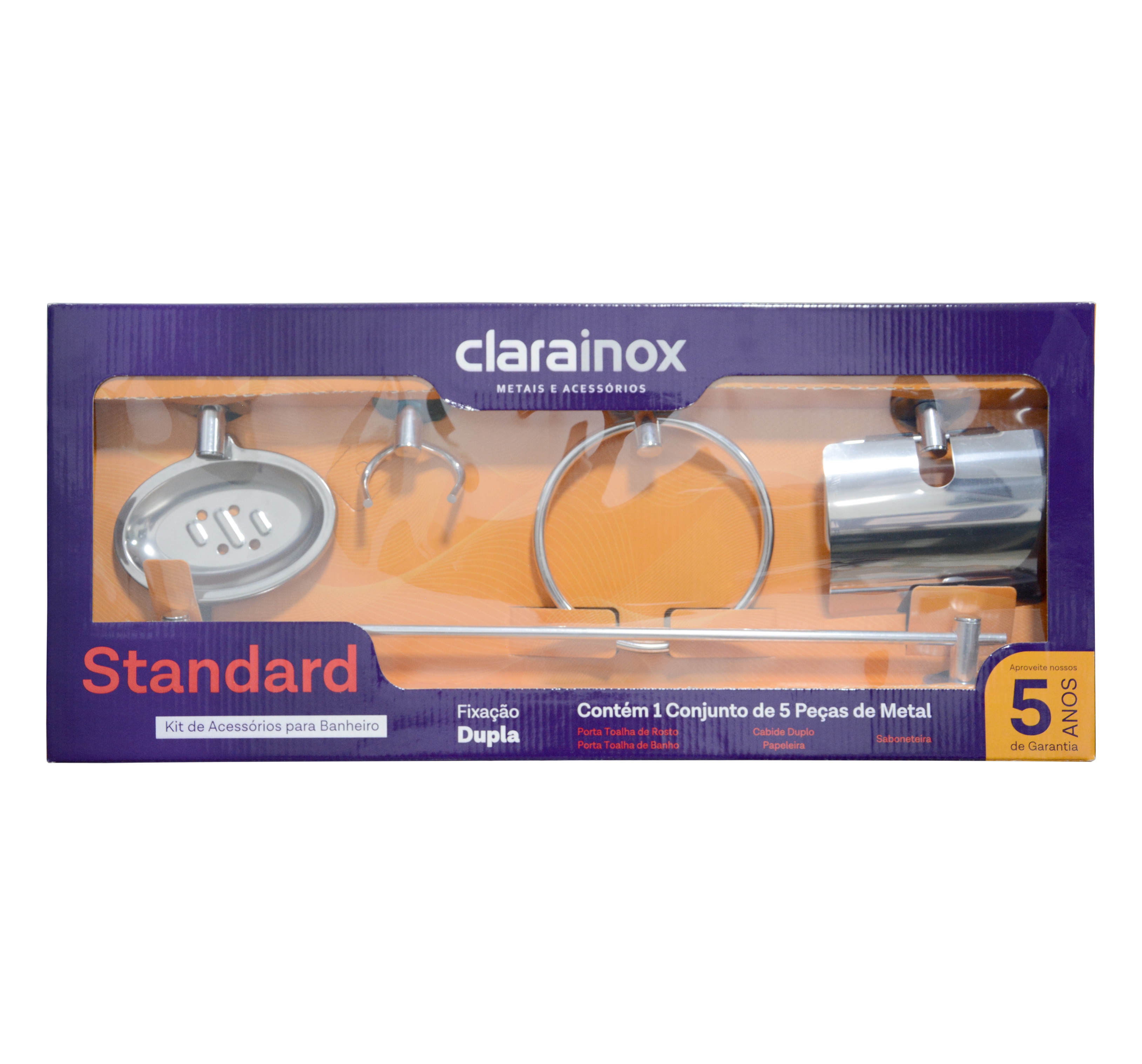 ACESS.WC CLARAINOX KIT C/5PCS 46017