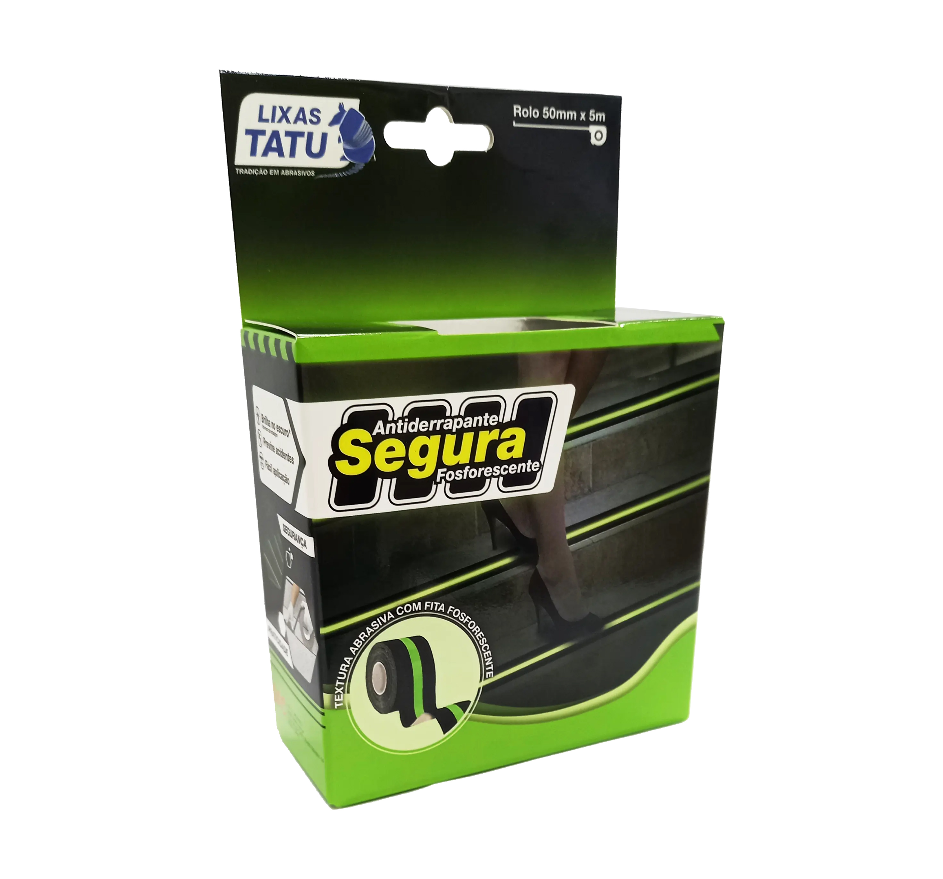 FITA ANTIDERR.TATU 50X 5MT NEON