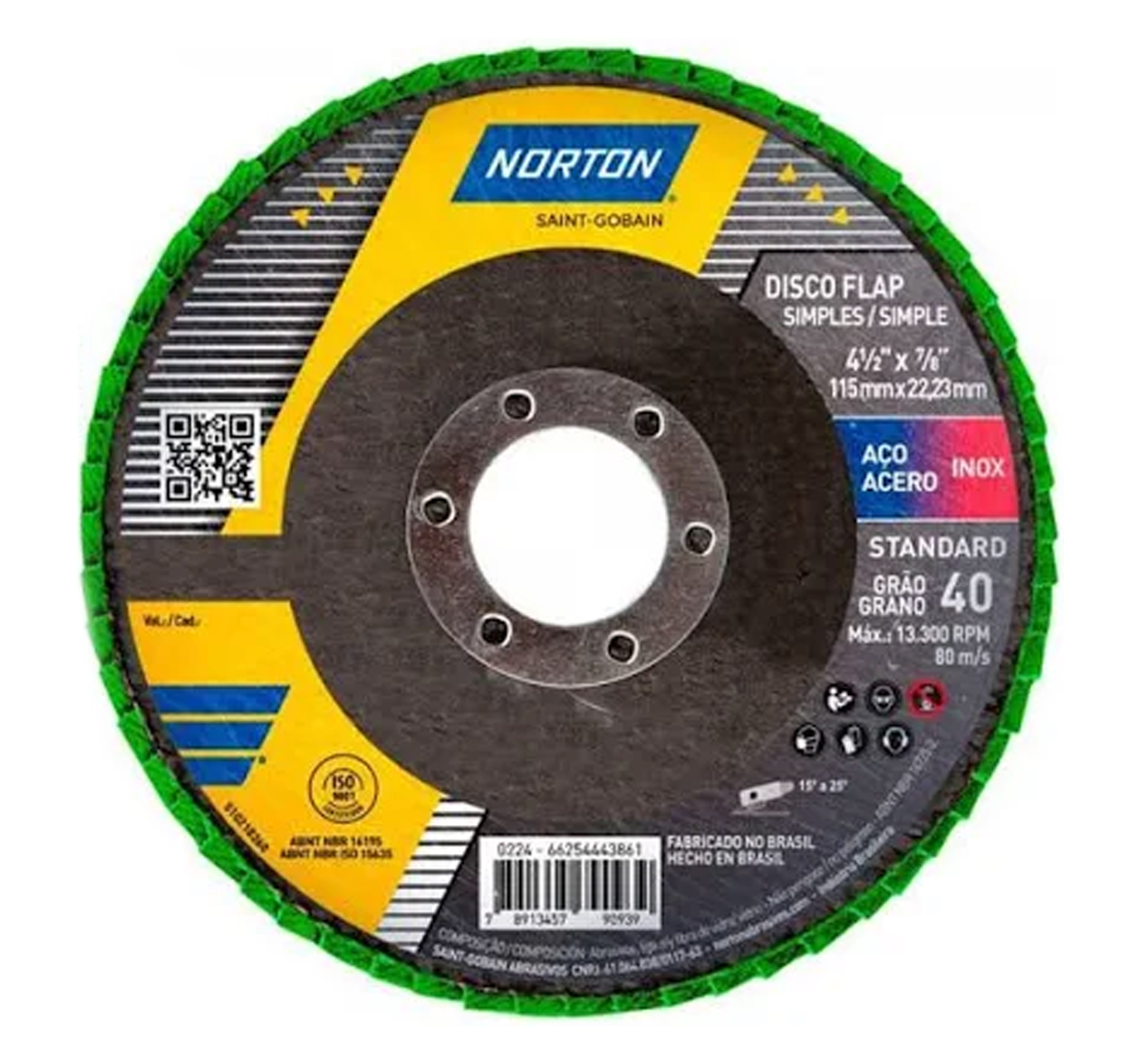 DISCO FLAP NORTON 4.1/2X  40