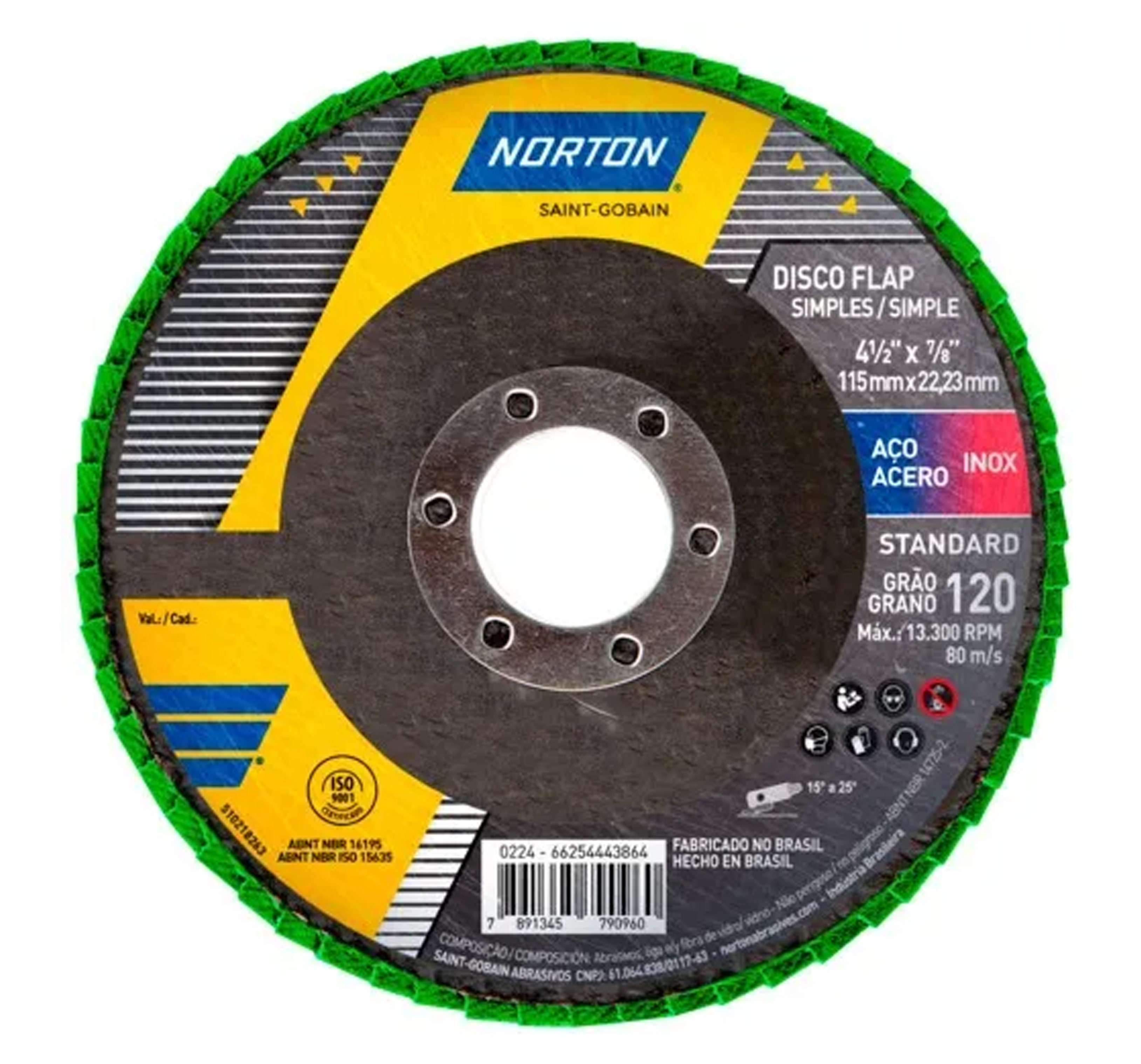 DISCO FLAP NORTON 4.1/2X  60