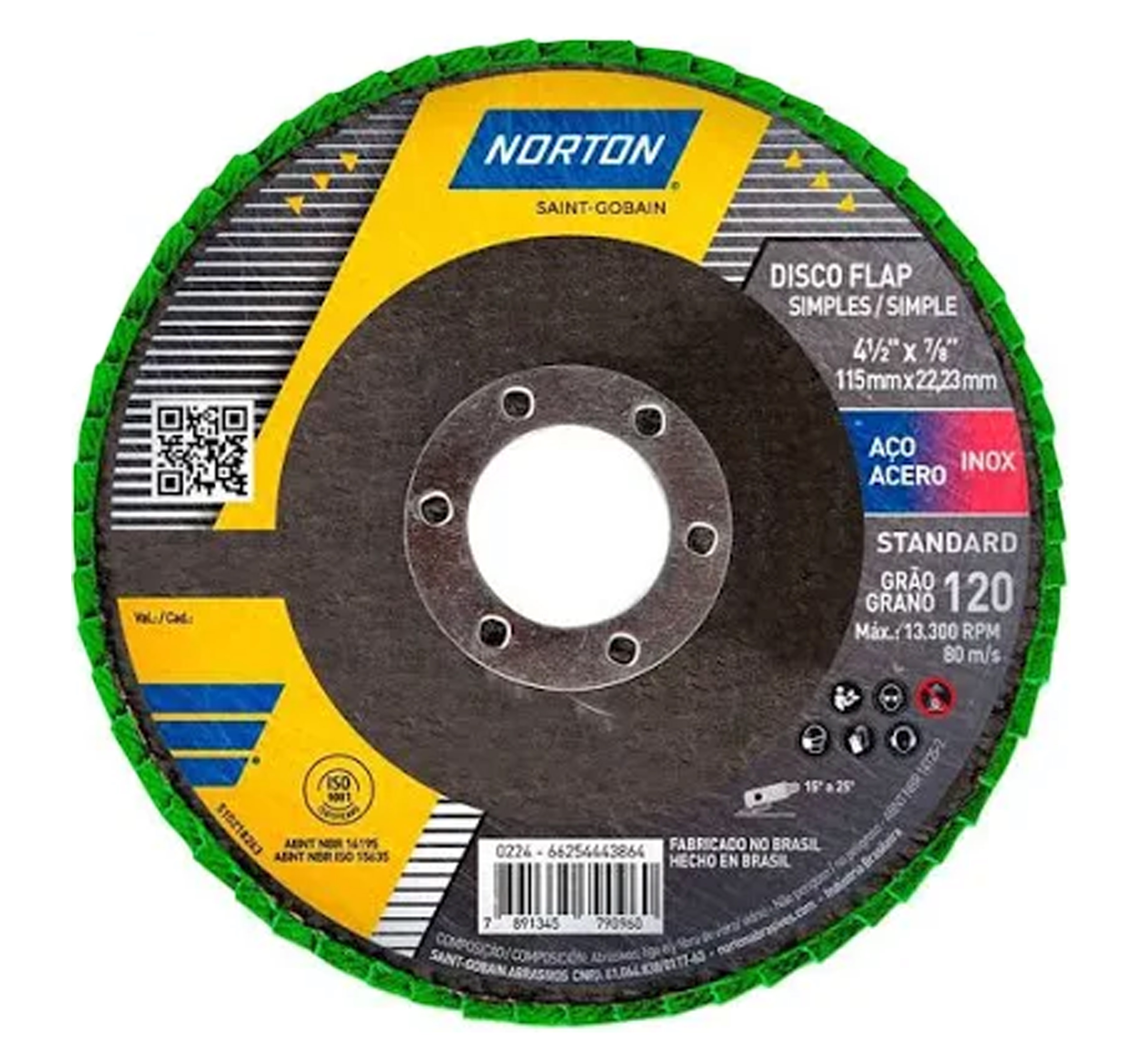 DISCO FLAP NORTON 4.1/2X   120