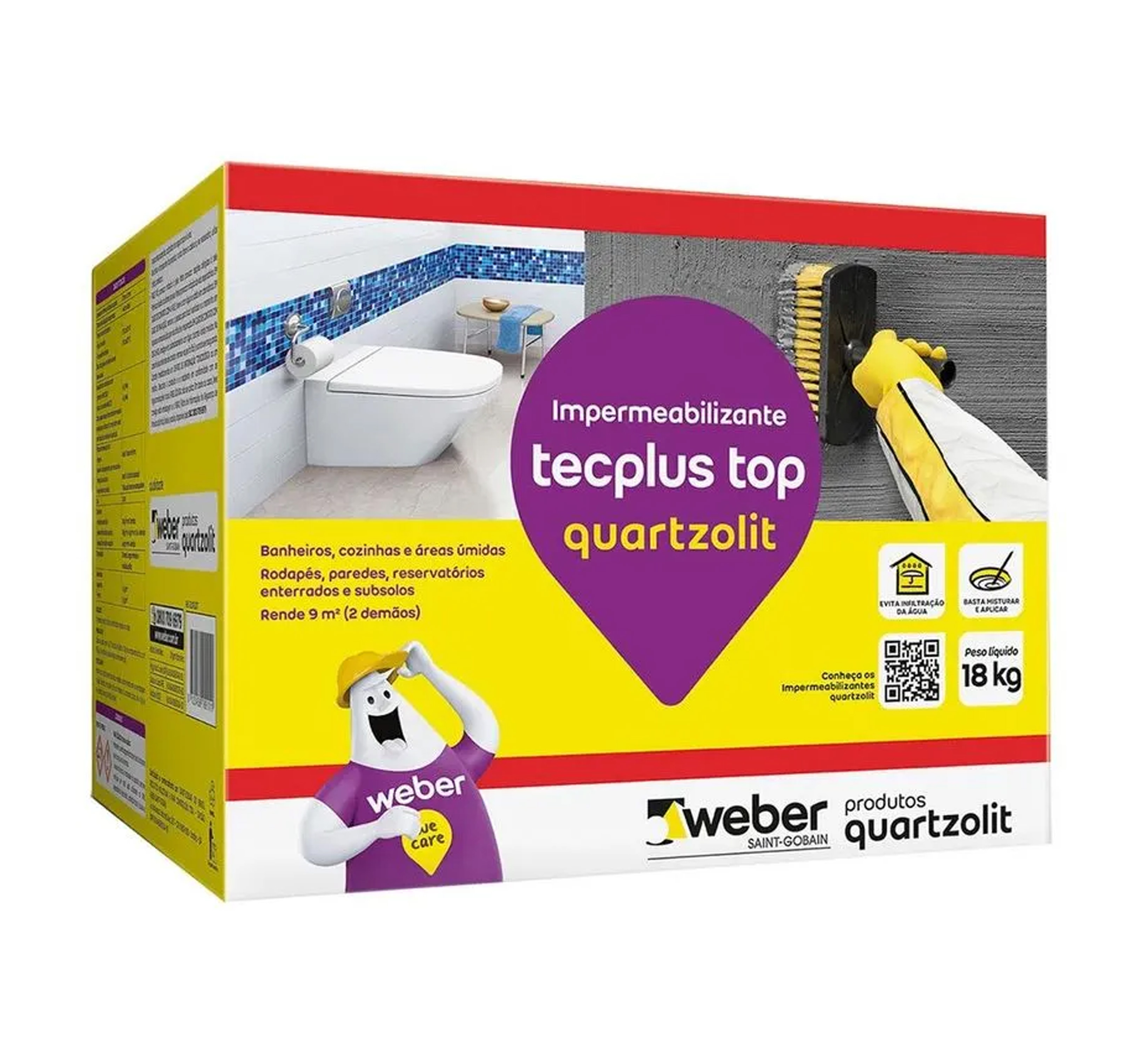 IMPERMEABILIZANTE TECPLUS TOP CX. 18KG