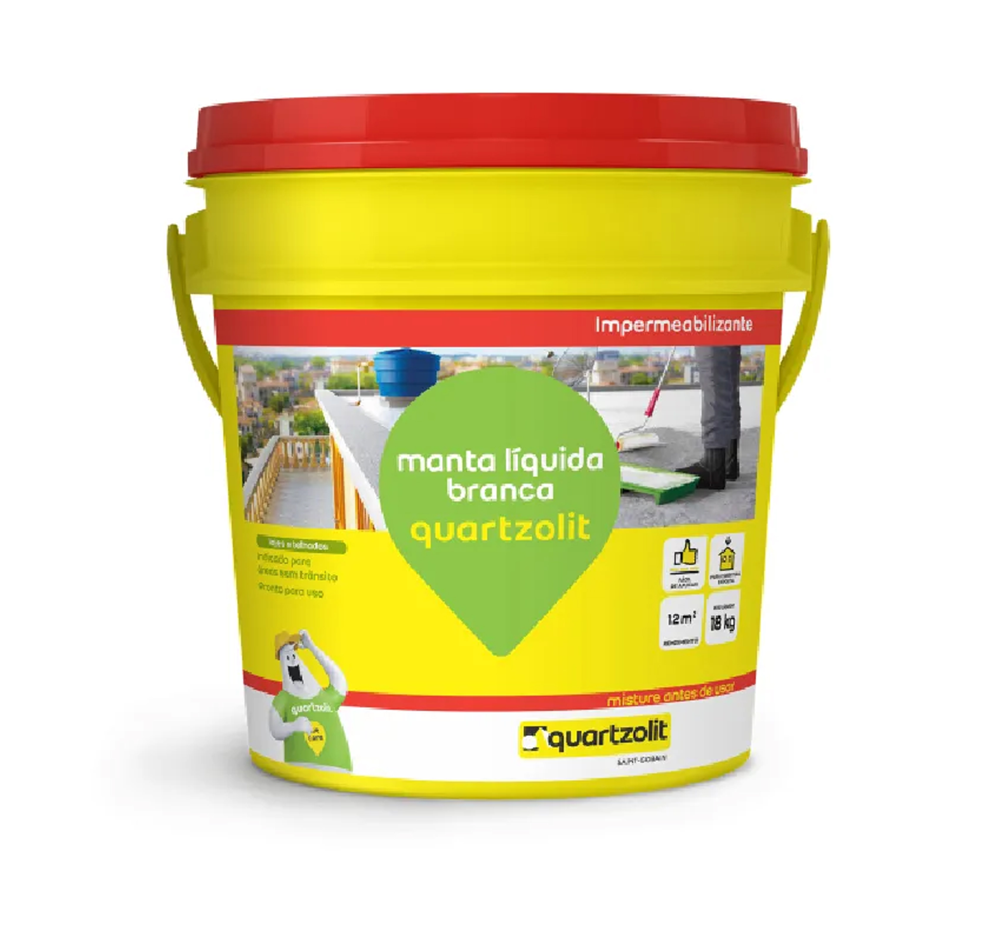 MANTA LIQUIDA QUARTZOLIT BRANCO 18KG