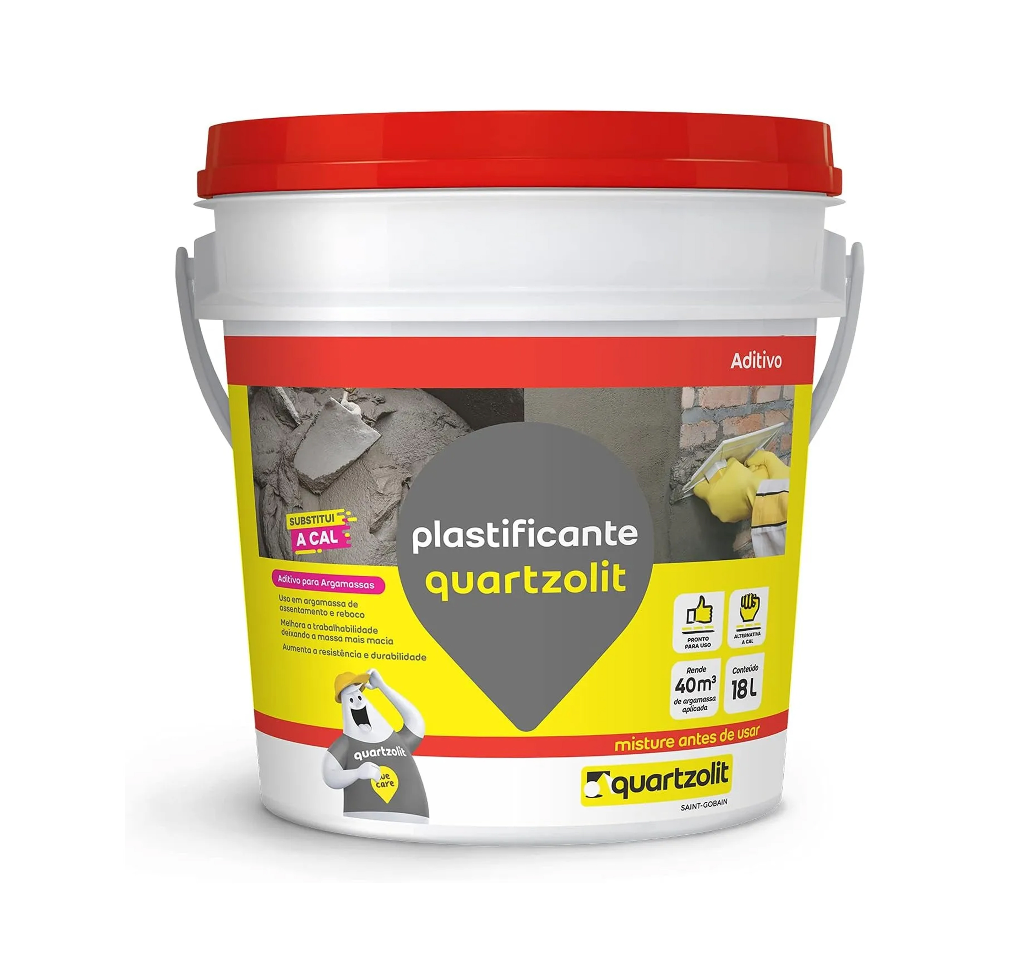 ADITIVO PLASTIFICANTE QUARTZOLIT 18L BALDE