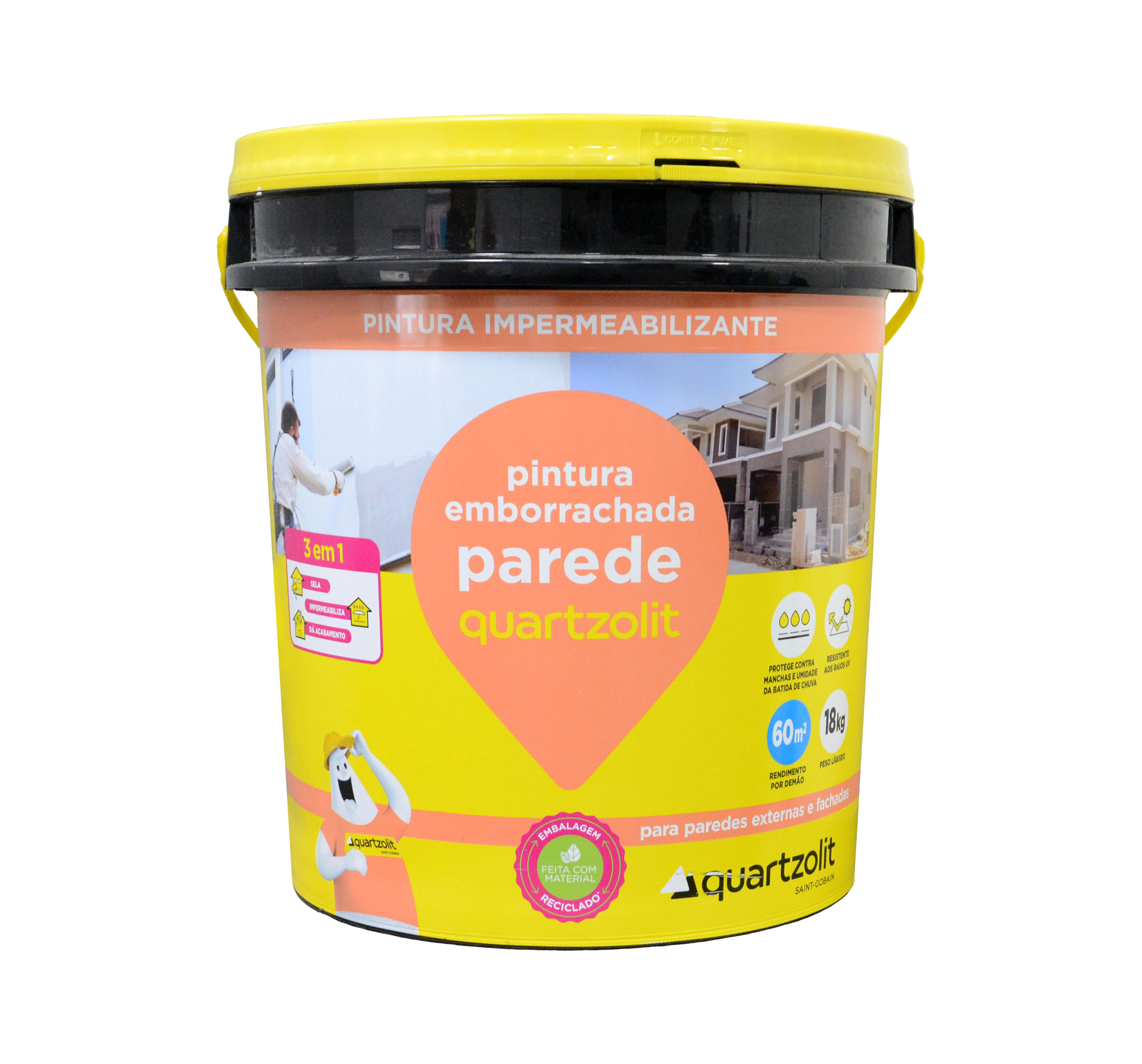 TINTA EMBORRACHADA BCO QUARTZOLIT 18KG