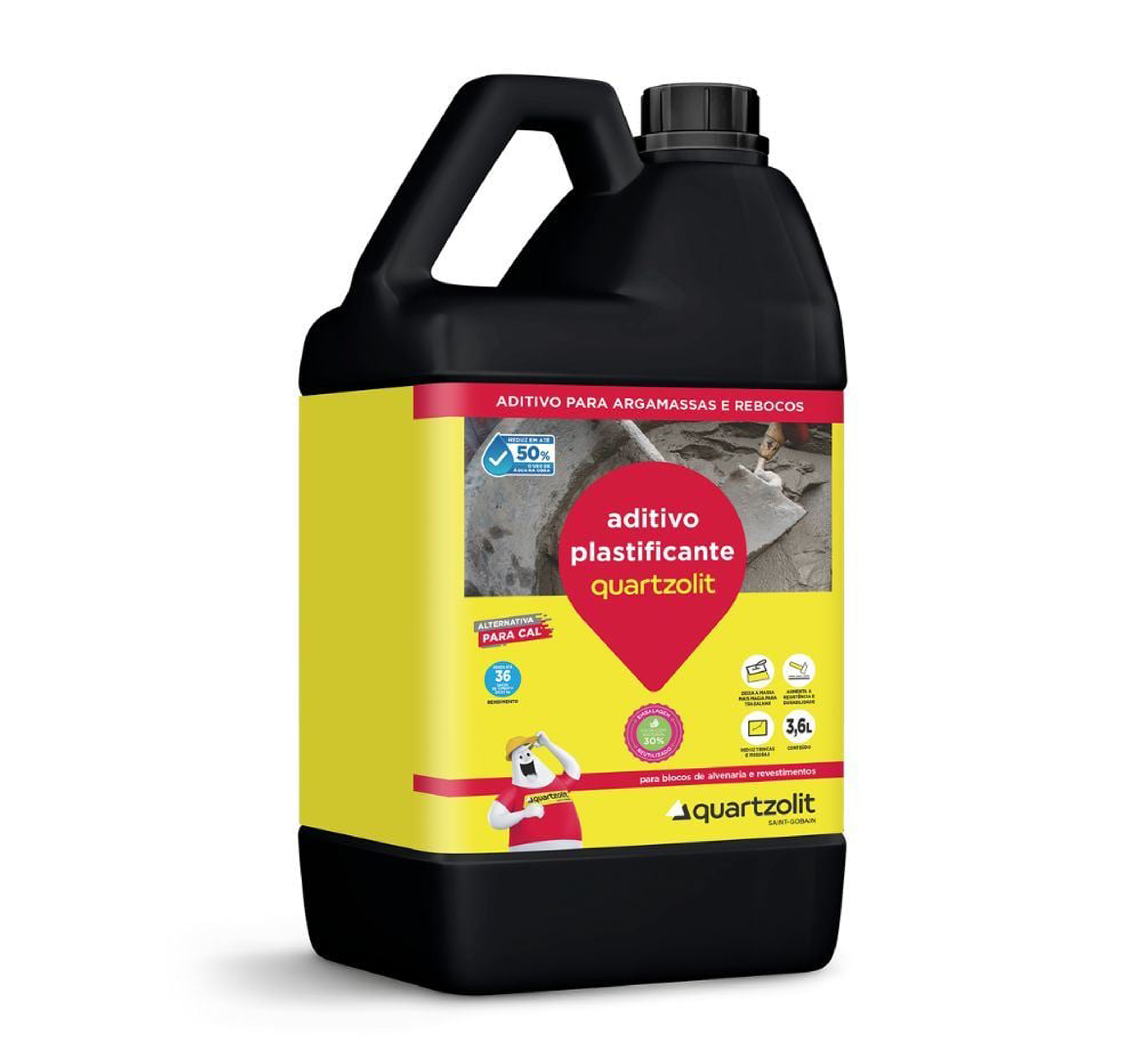 ADITIVO PLASTIFICANTE QUARTZOLIT  3,6L