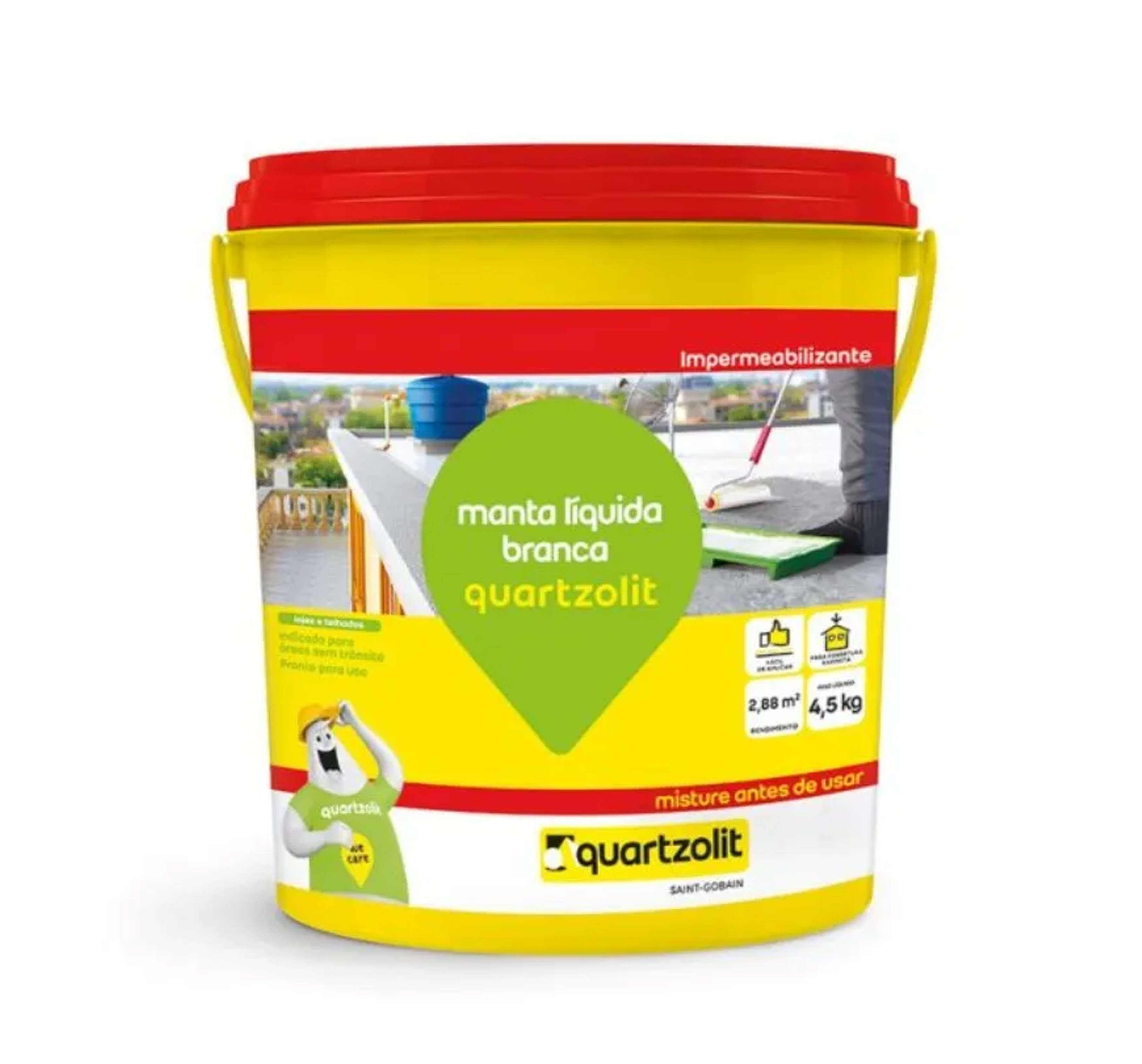 MANTA LIQUIDA QUARTZOLIT BRANCO   4,5KG