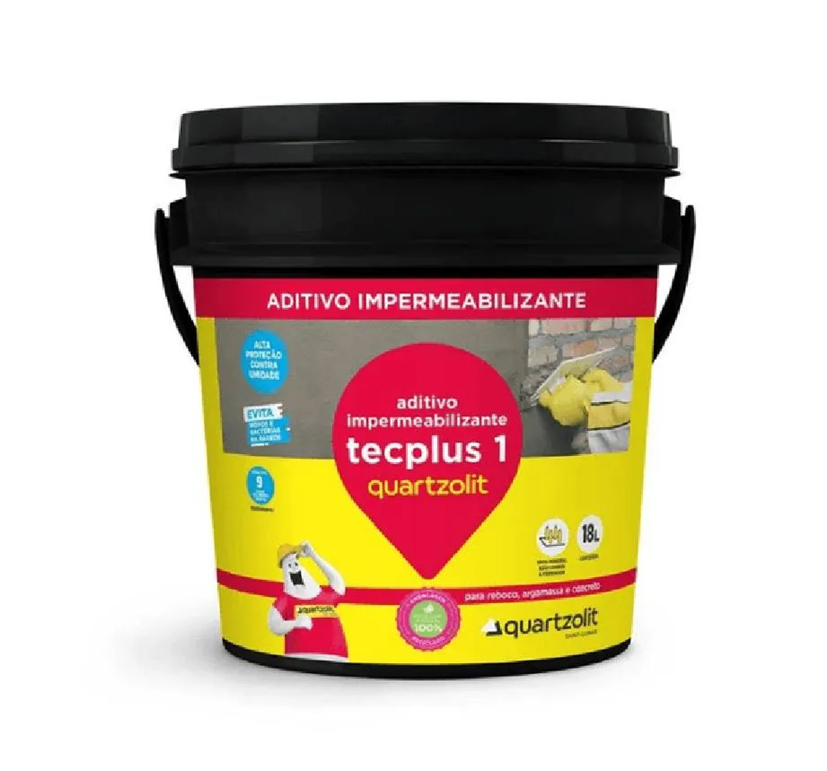 ADITIVO IMPERMEABILIZANTE TECPLUS QUARTZOLIT 18L