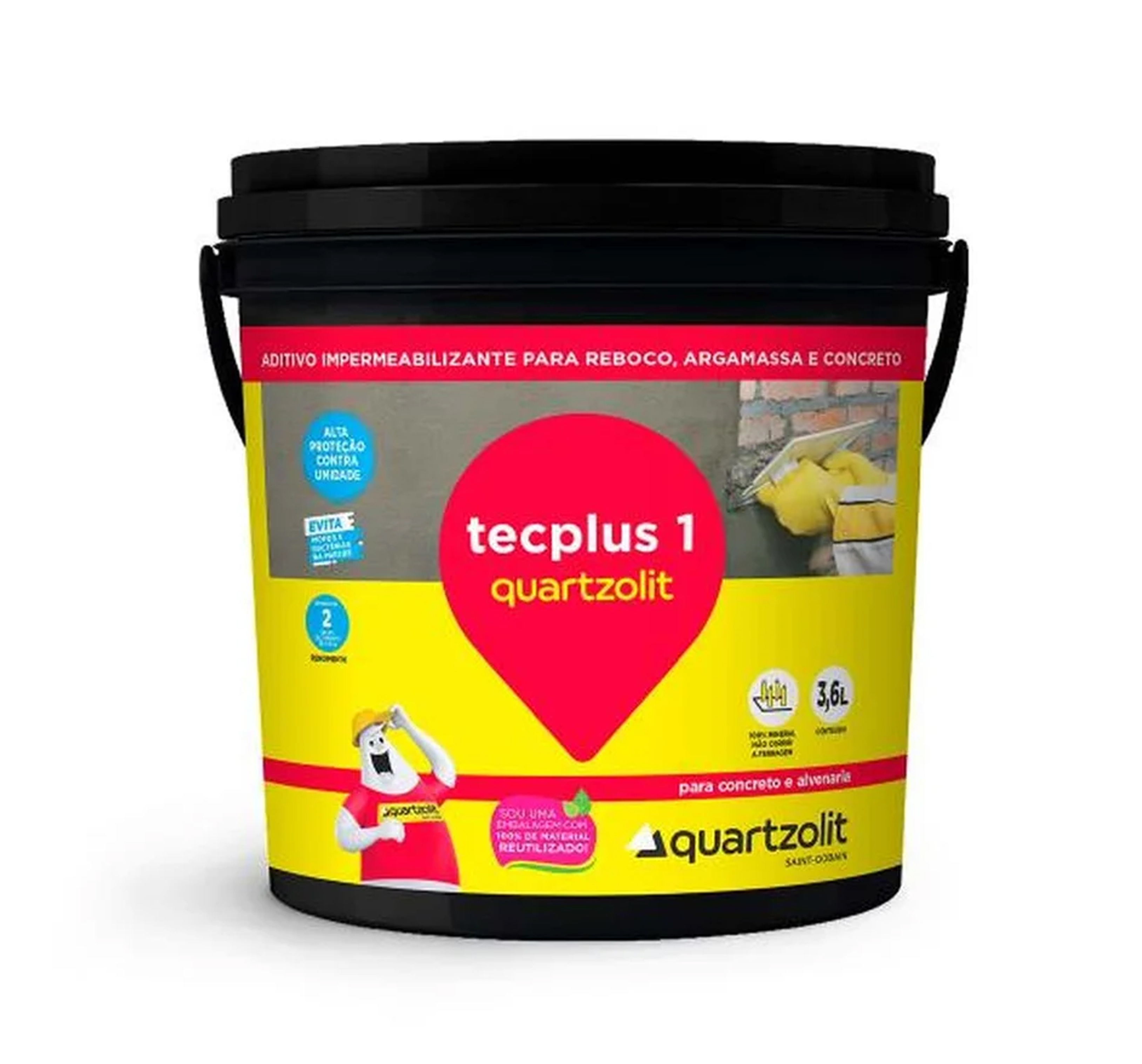 ADITIVO IMPERMEABILIZANTE TECPLUS QUARTZOLIT   3,6L