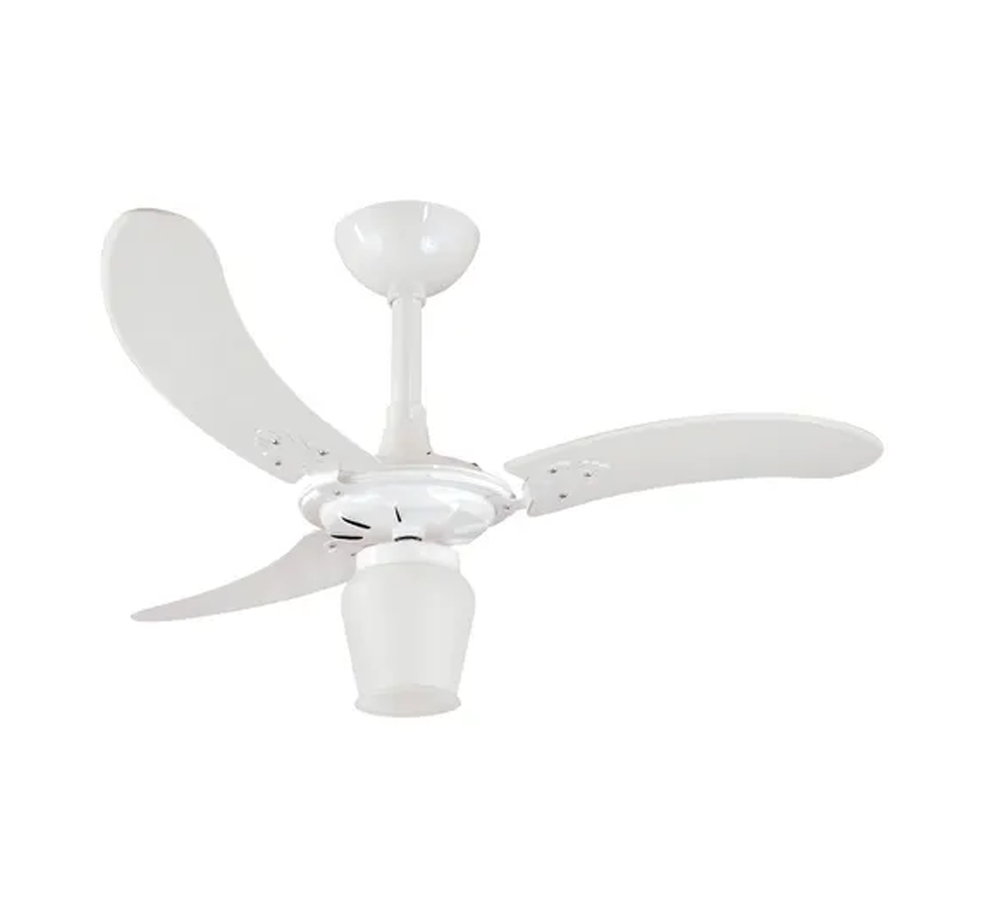VENTILADOR TETO INVERTE C/CONTROLE GLOBO ABERTO BRANCO BIVOLT