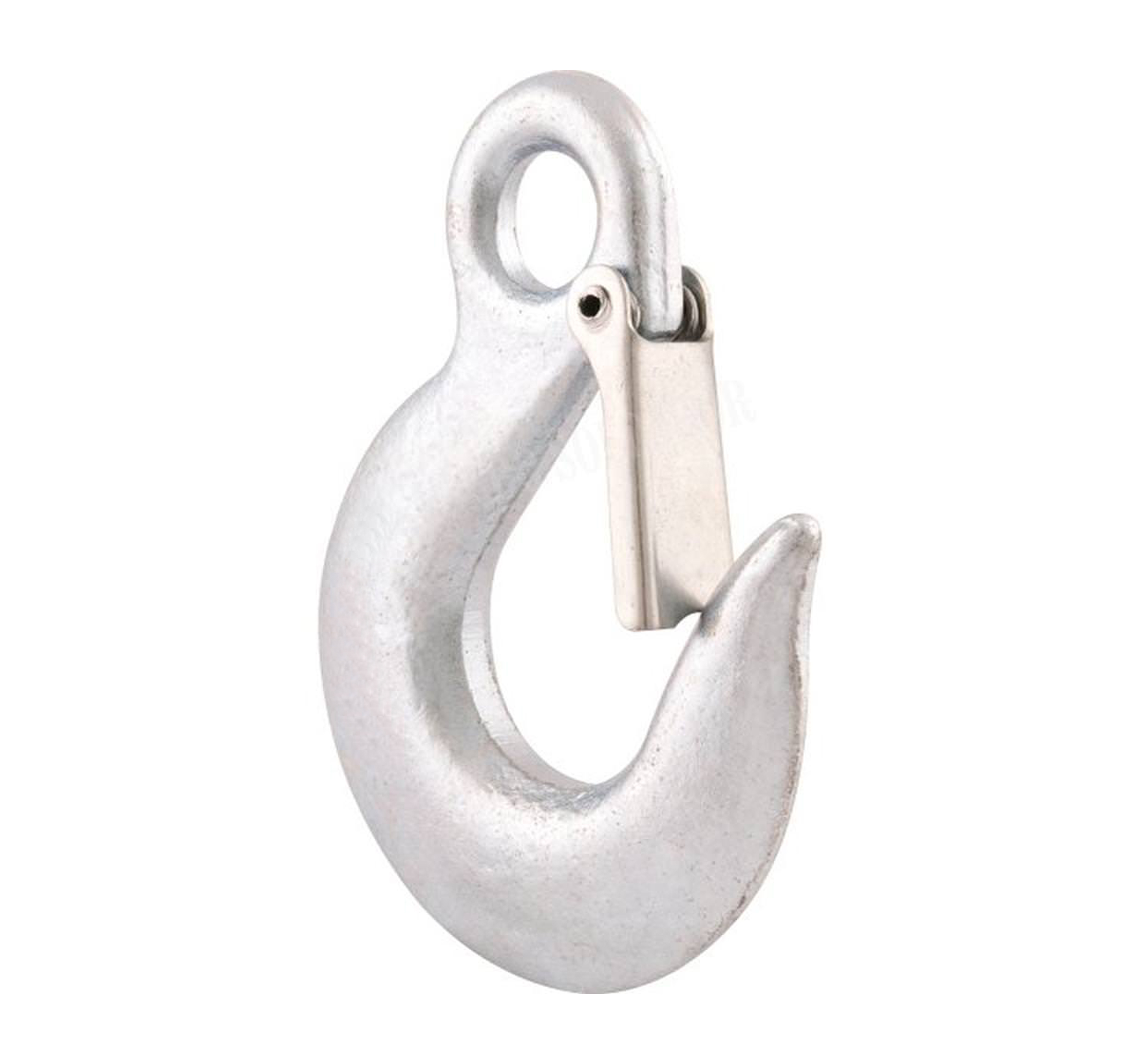 GANCHO DE ACO C/OLHAL 0,8TON 1/4 C/TRAVA