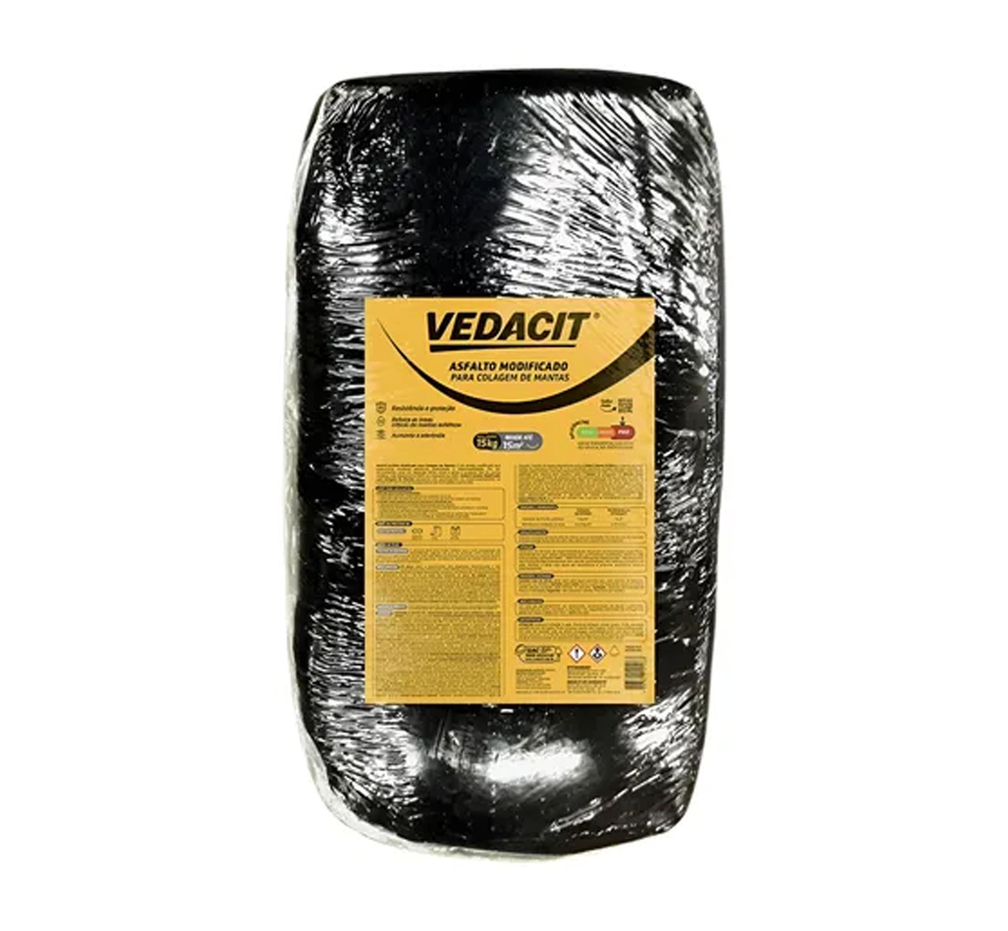 PICHE ASFALTO PRO MODIFICADOII VEDACIT15KG