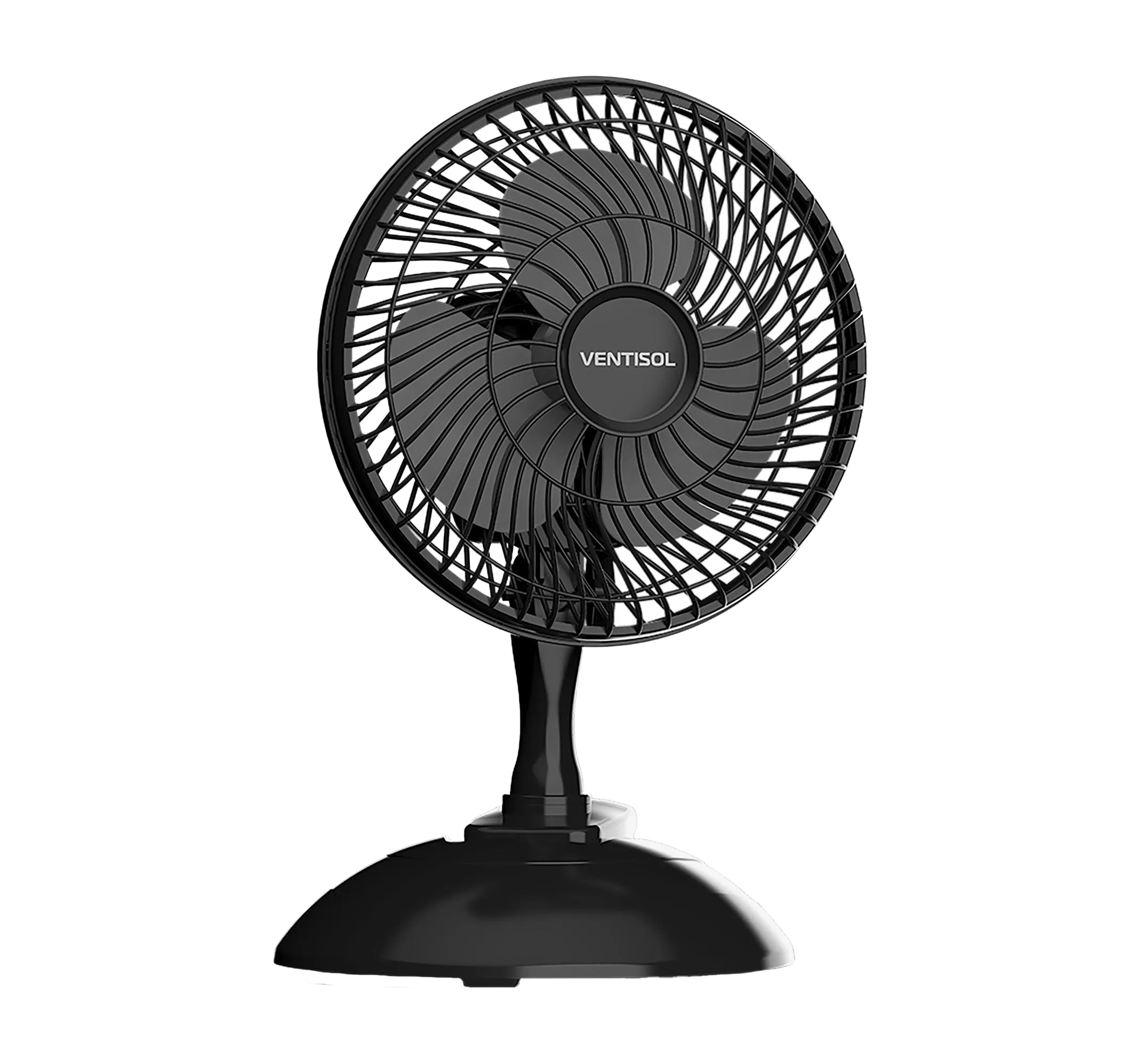 VENTILADOR MESA/GARRA VENTSOL 20CM 127V PRETO