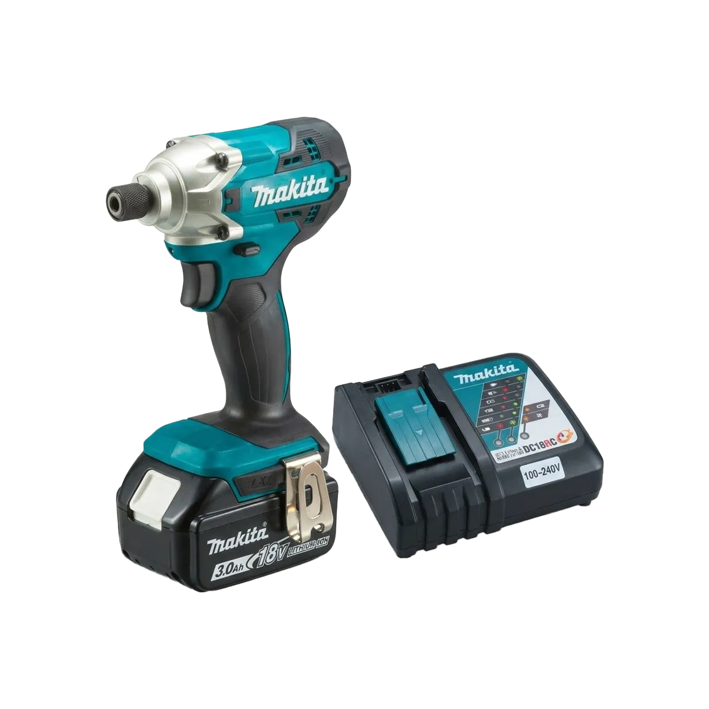 PARAFUSADEIRA IMPACTO MAKITA 18V 1BATERIA + CARREGADOR DTD156Z