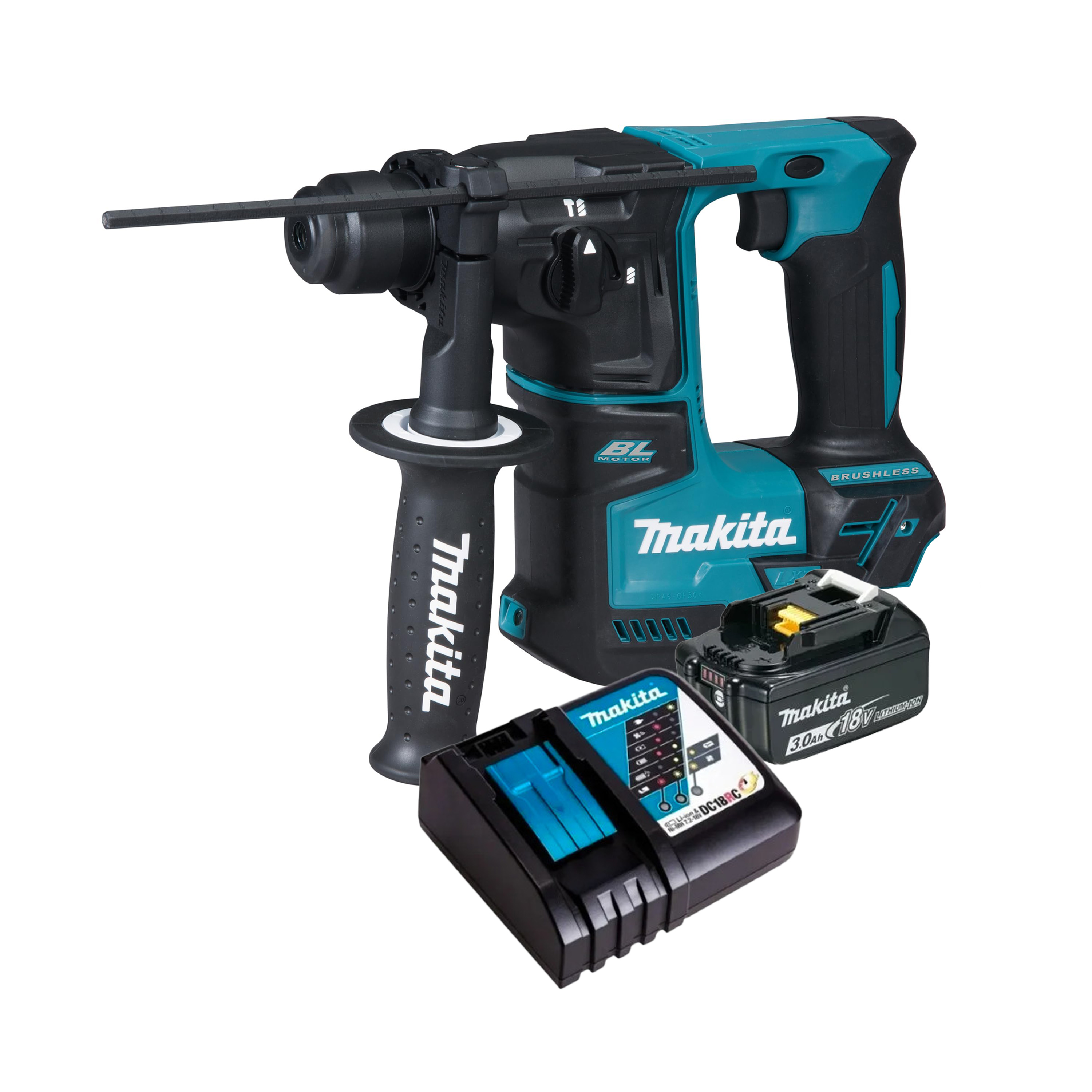 MARTELETE ROMPEDOR ROTATIVO 18V 1 BATERIA+ CARREGADOR MAKITA DHR171Z