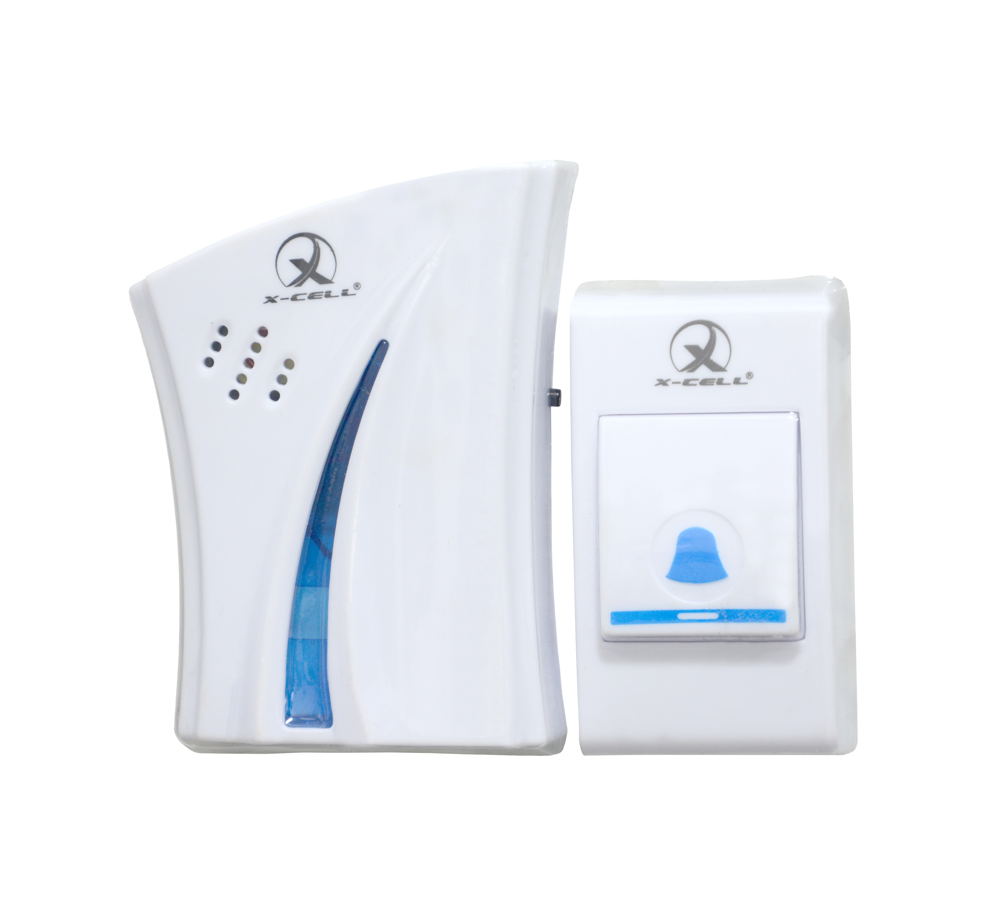 CAMPAINHA SEM FIO XCELL 12V/AA 36TONS BRANCA XC-CAM-01