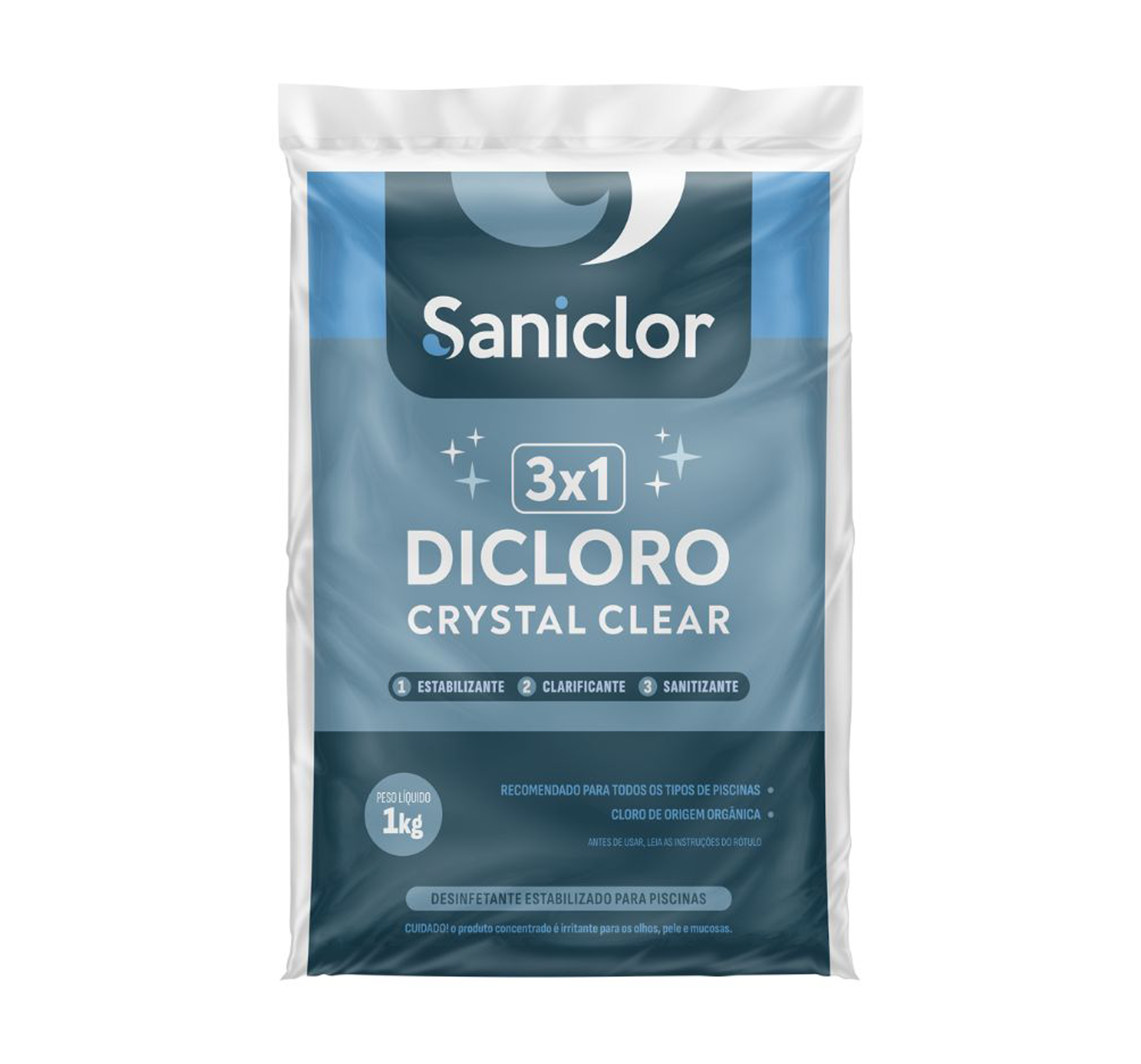 DICLORO CRYSTAL CLEAR SANICLOR 3X1 1KG