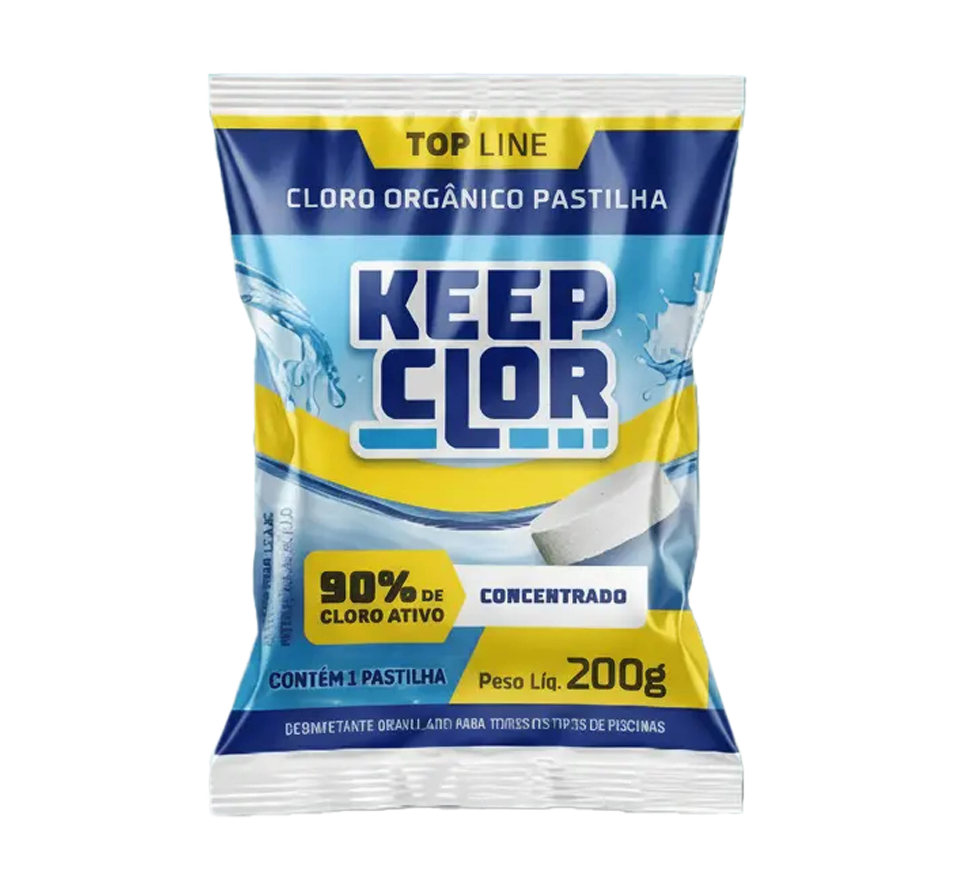 TRICLORO PISCINA KEEPCLOR PASTILHA 200 GRAMAS