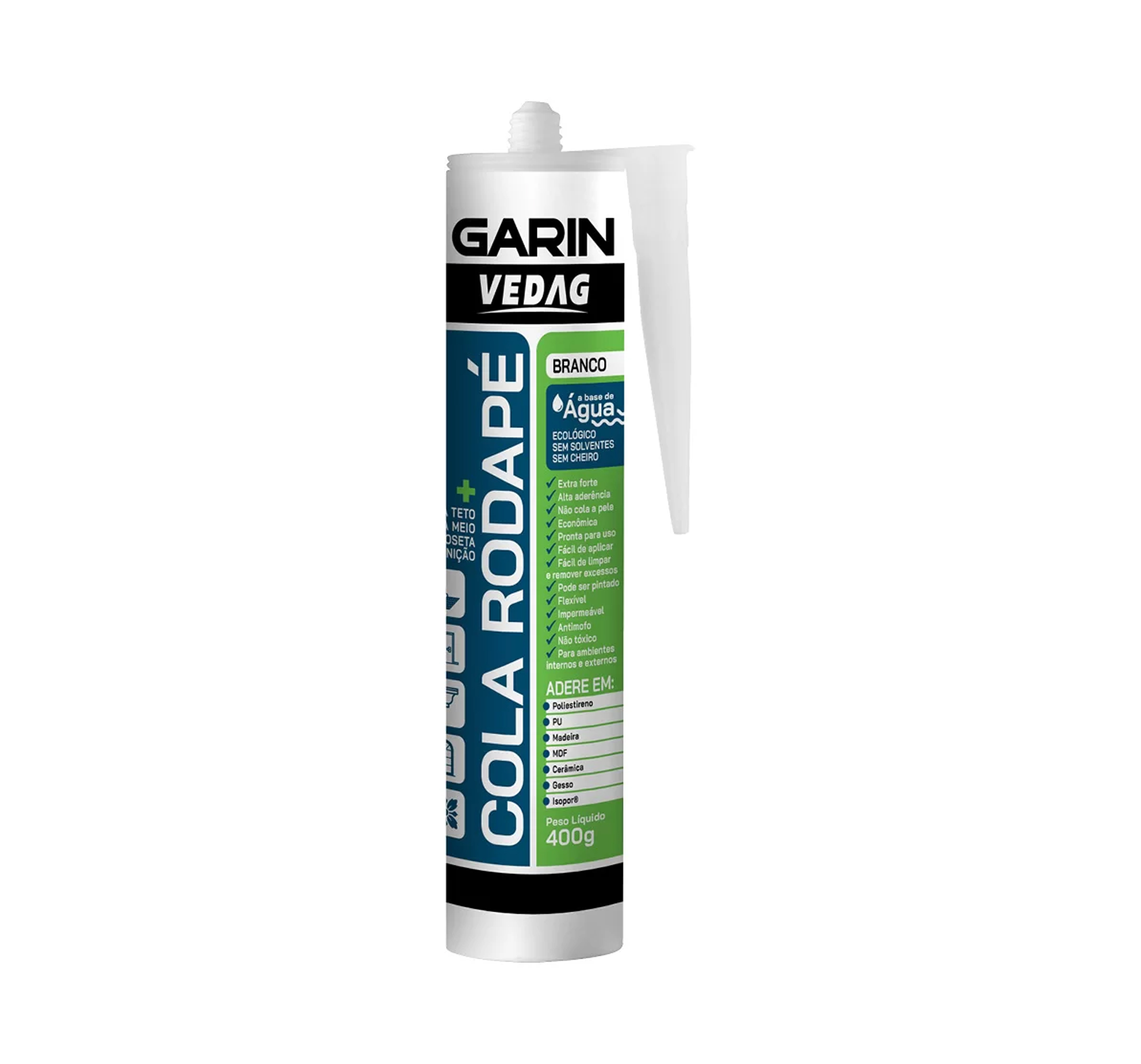 COLA RODAPE VEDAG GARIN BRANCO  400G