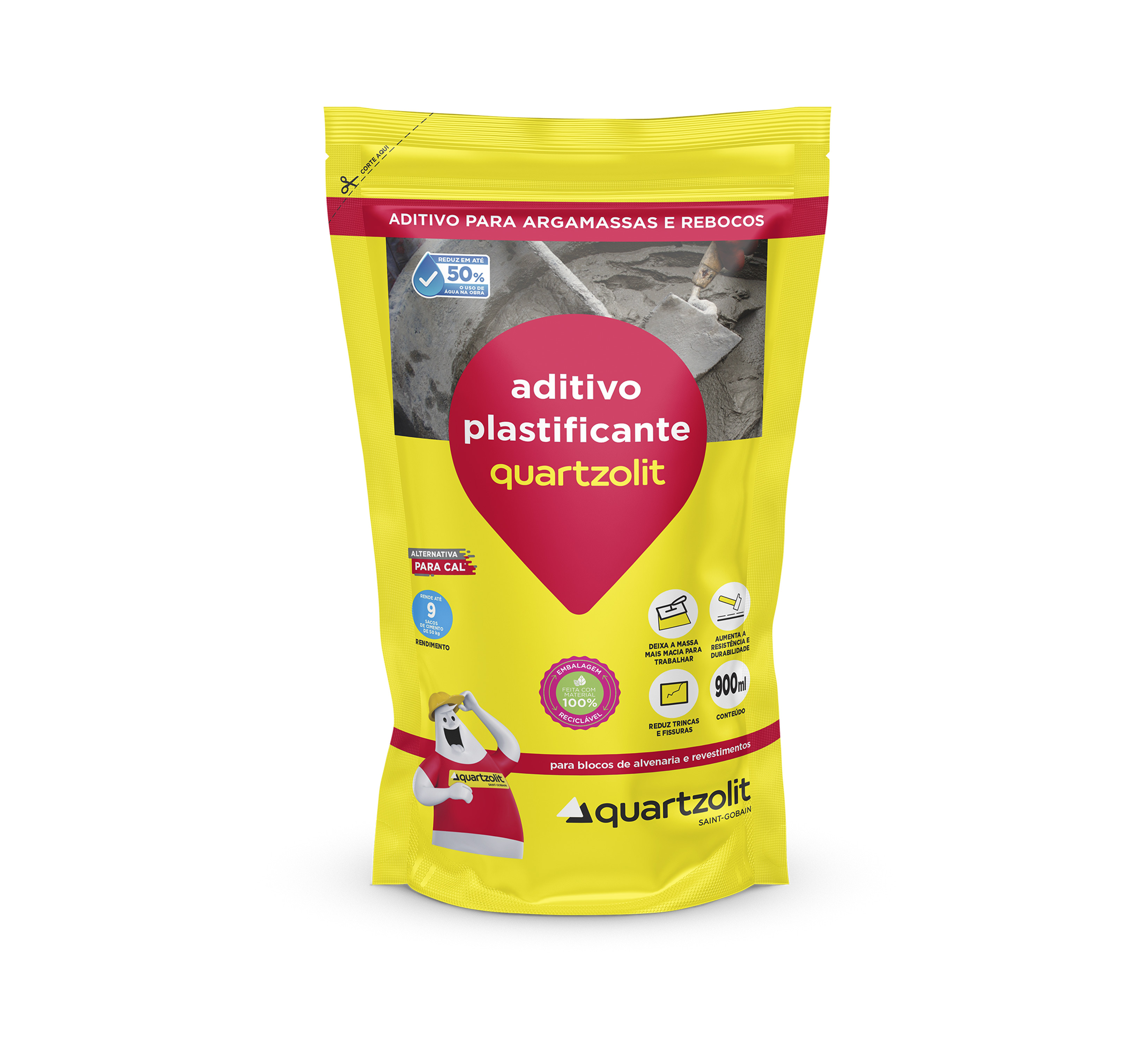 ADITIVO PLASTIFICANTE QUARTZOLIT  900ML