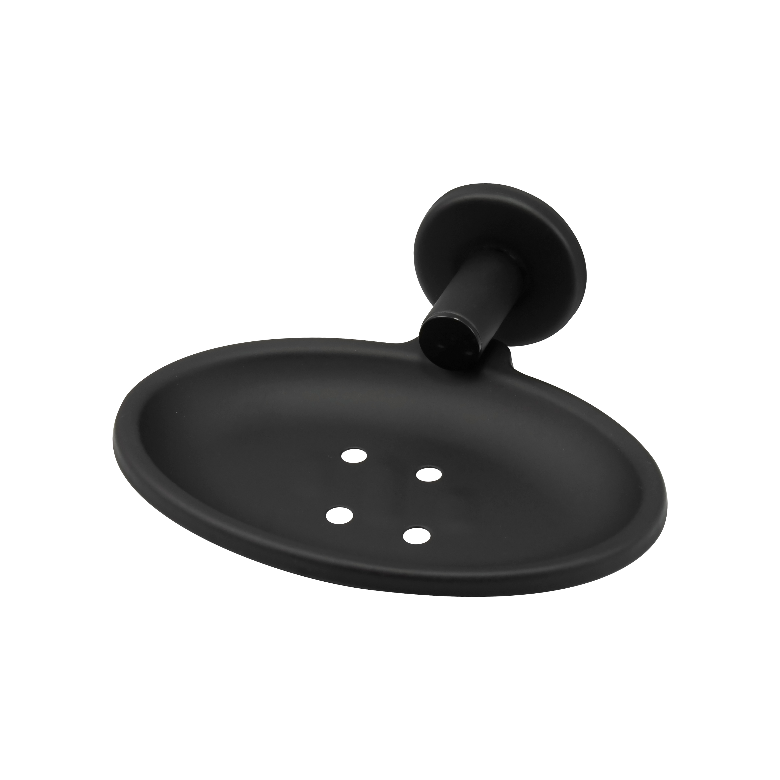 SABONETEIRA HIDROLAR INOX PRETO PAREDE