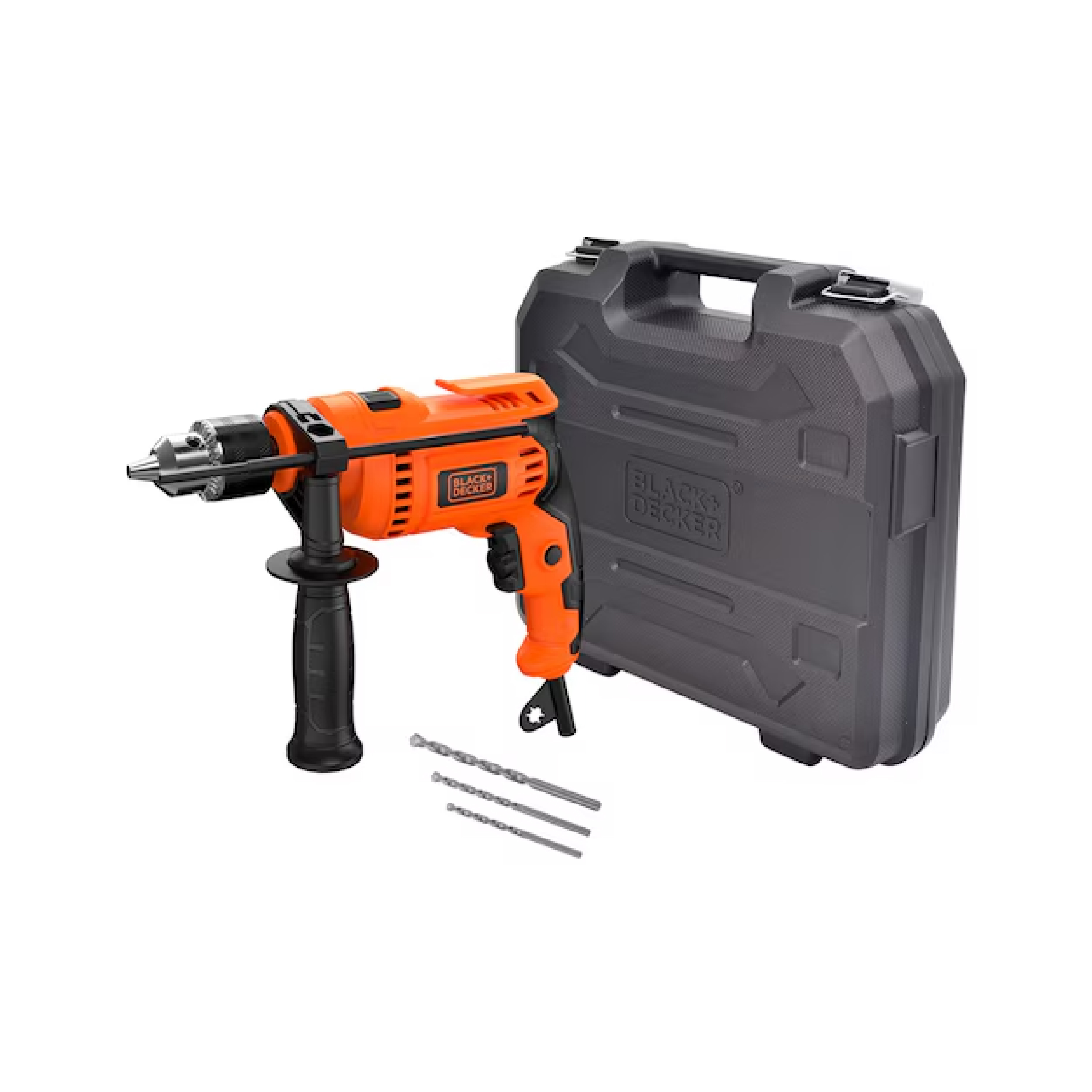 FURADEIRA BLACK&DECKER IMPACTO 1/2 BED713650K COM MALETA 220V