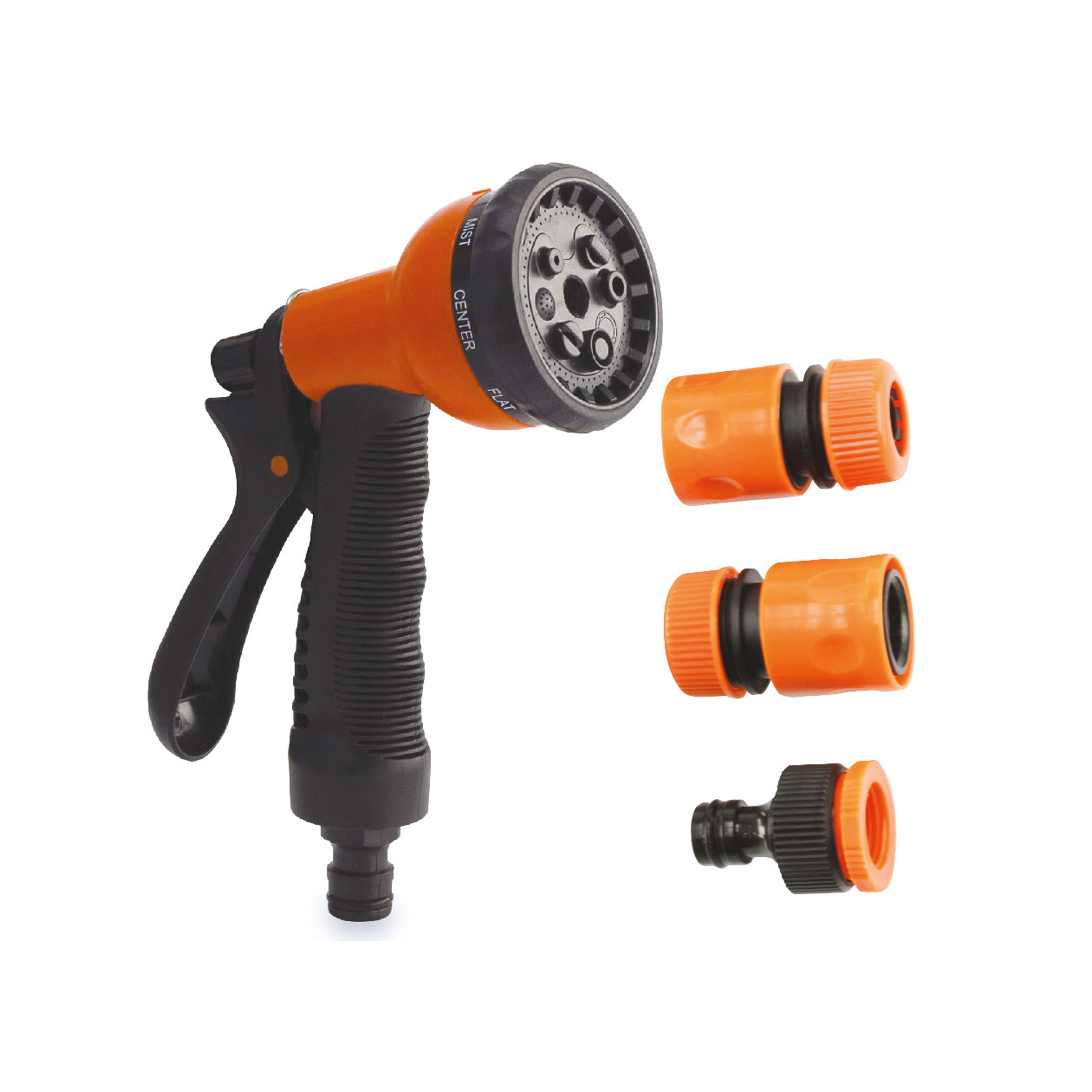 ESGUICHO REVOLVER PLASTICO FORCELINE 8JATOS  KIT4P