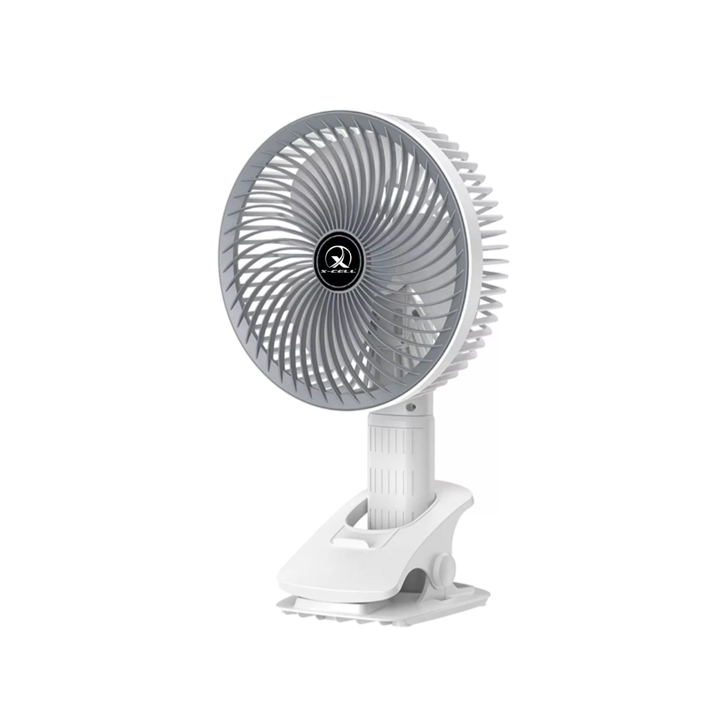 VENTILADOR RECARREGAVEL USB PORTATIL DOBRAVEL BRANCO X-CELL
