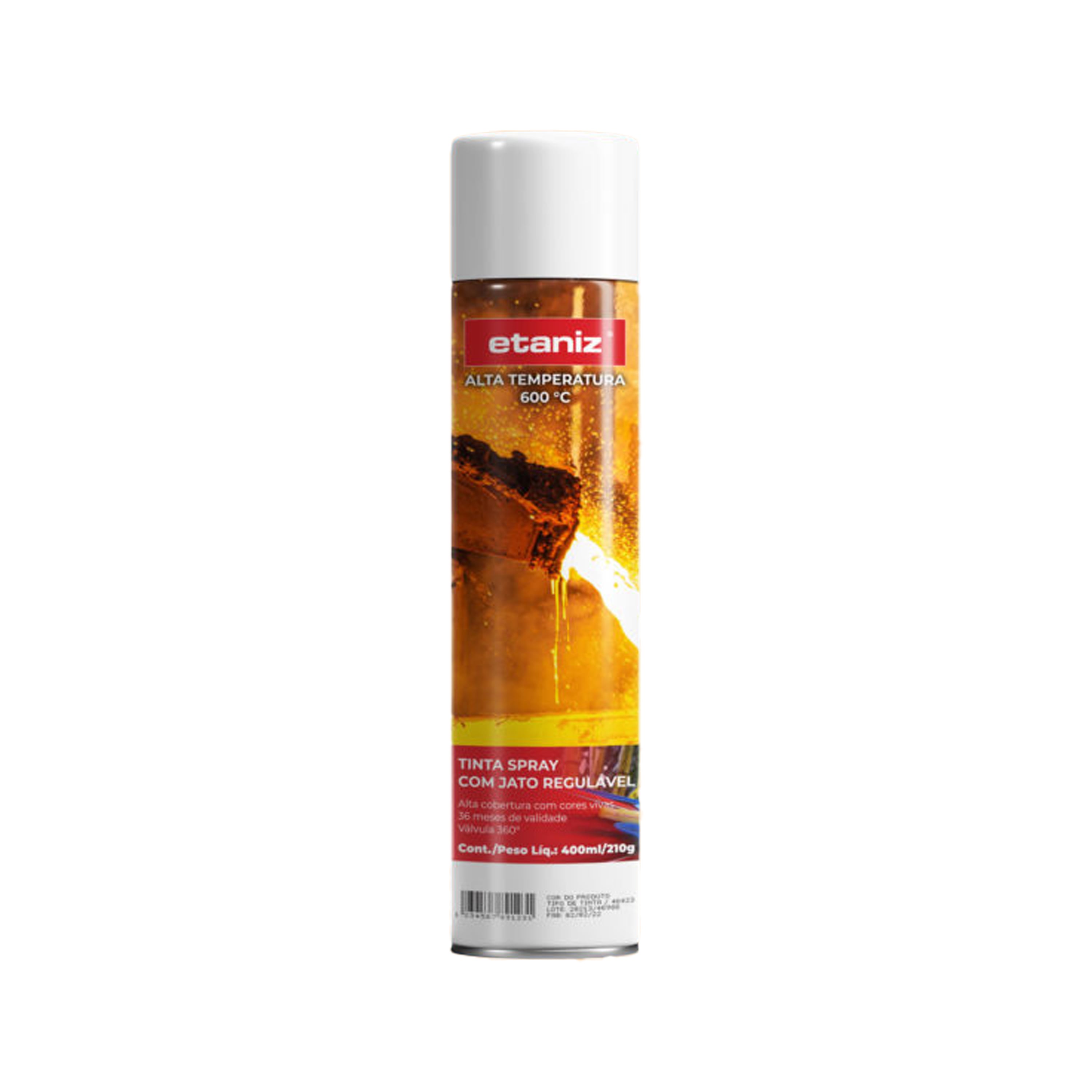 SPRAY ETANIZ ALTA TEMPERATURA BRANCO FOSCO 400ML46996