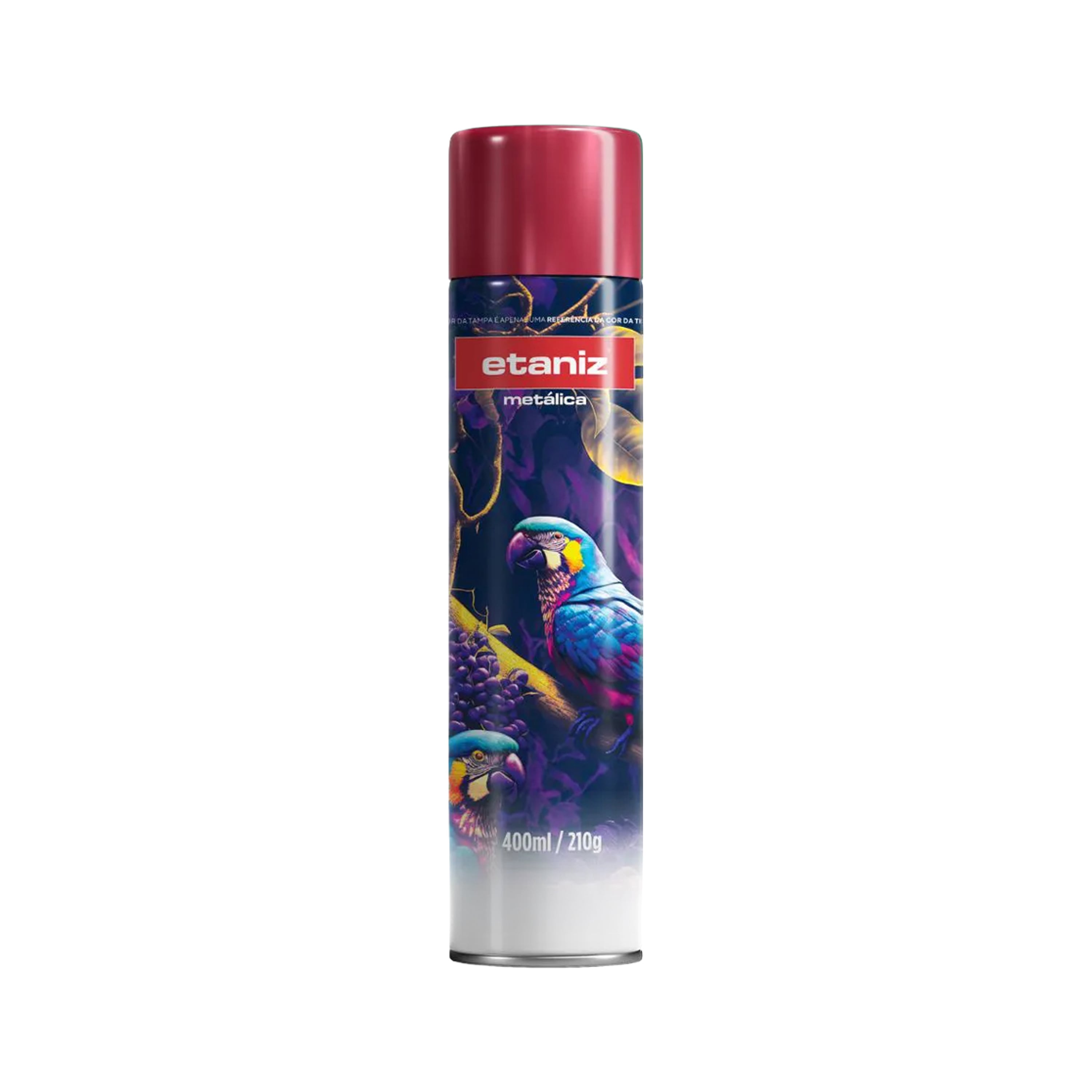 SPRAY ETANIZ VERMELHO METALICO 400ML 46551