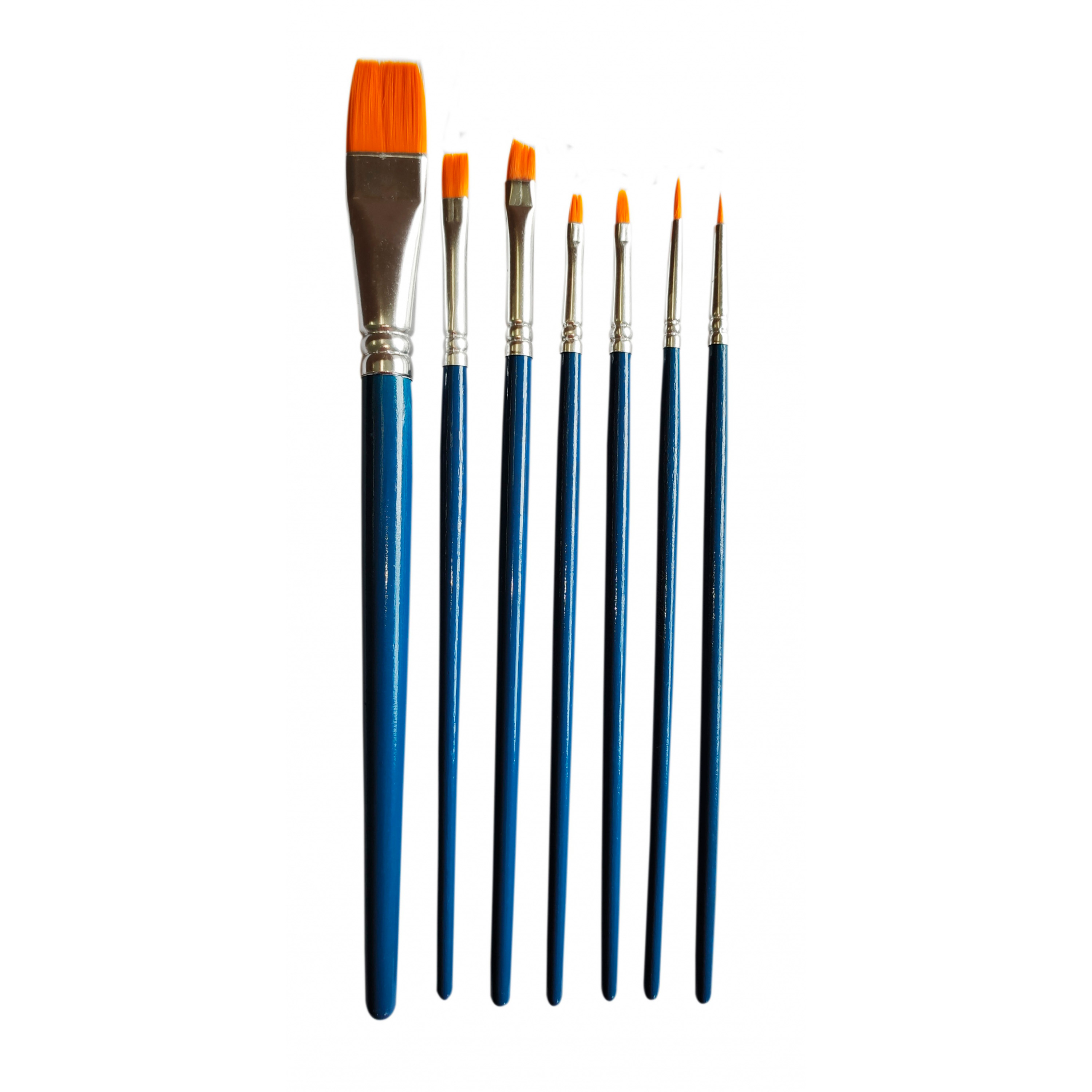 KIT PINCEL ARTESANATO COMPEL MIX COM 7 PCS