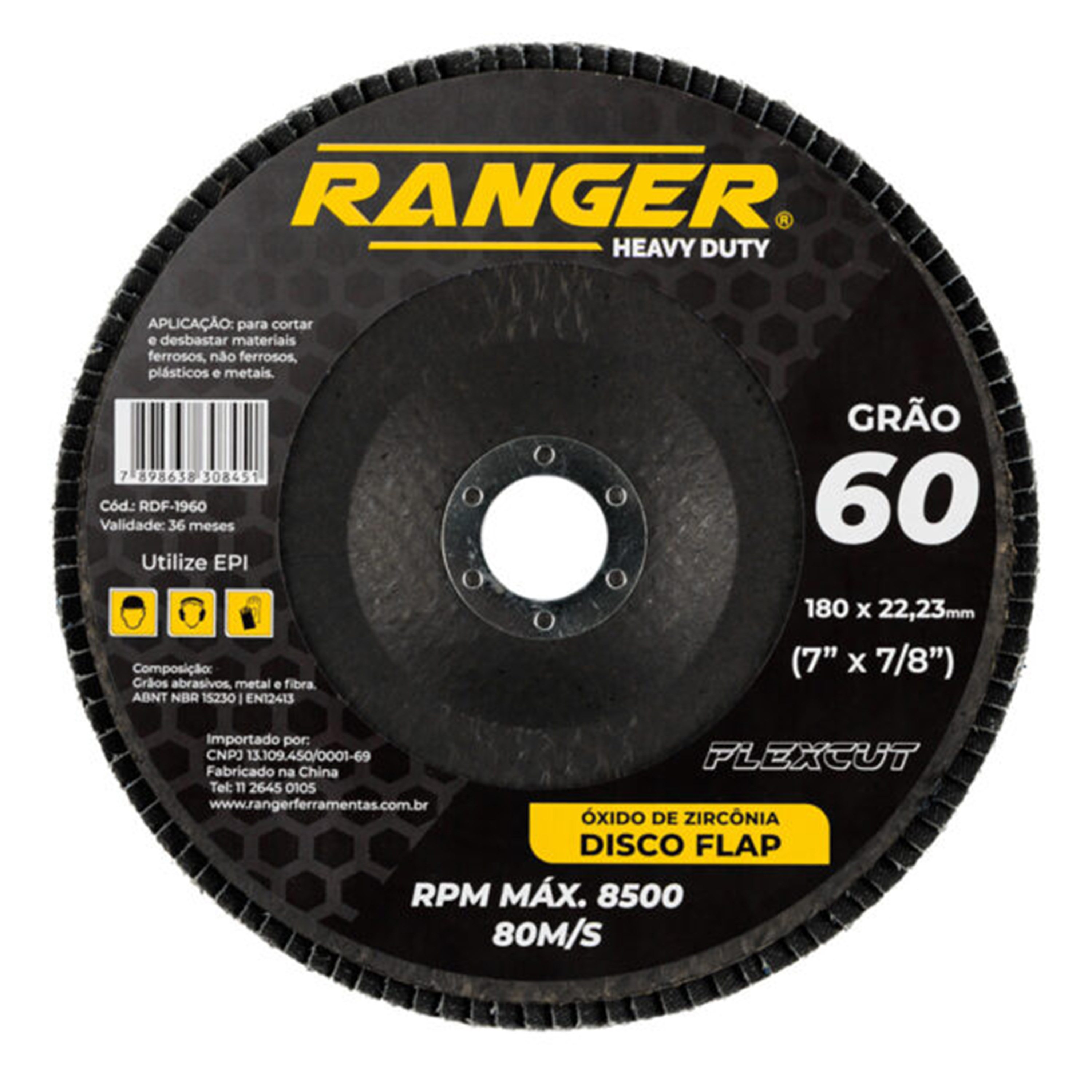 DISCO FLAP ZIRCONIA RANGER  7 X 60