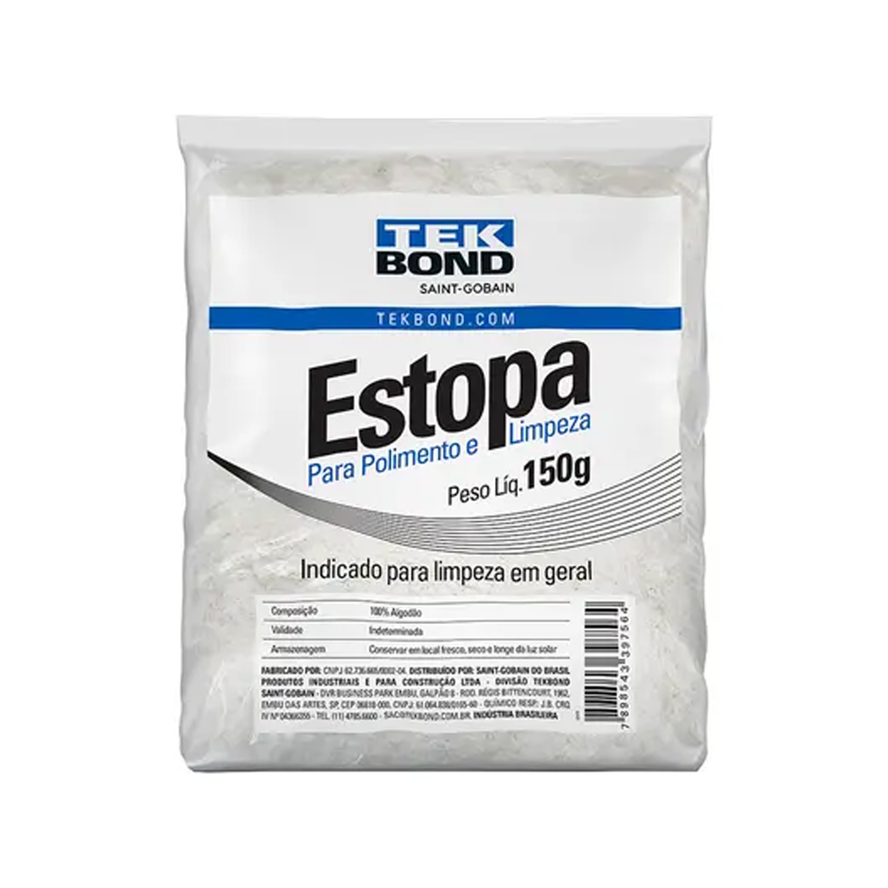 ESTOPA POLIMENTO / LIMPEZA TEKBOND 150GR